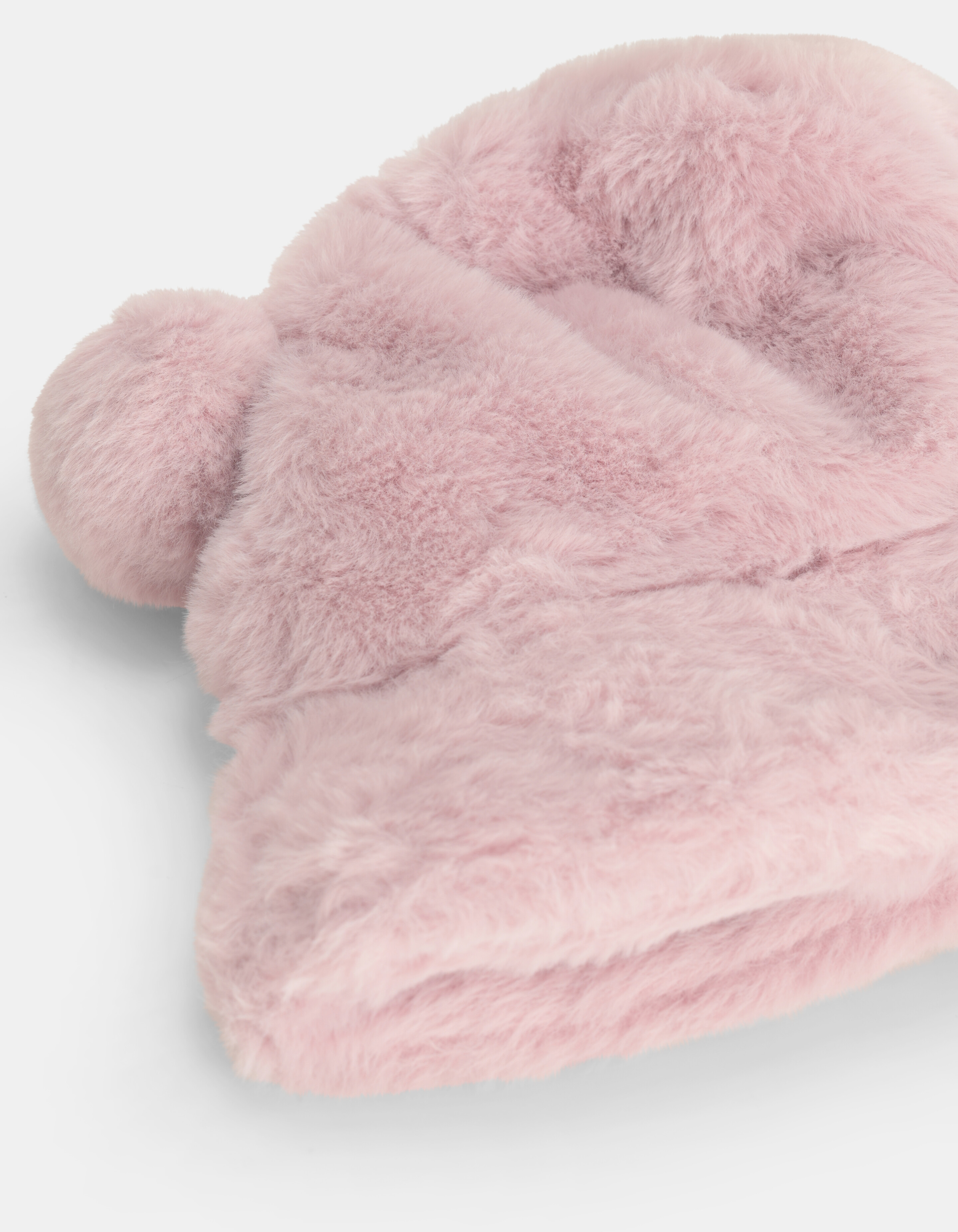 Bear Faux Fur Hoed Roze SHOEBY ACCESSOIRES
