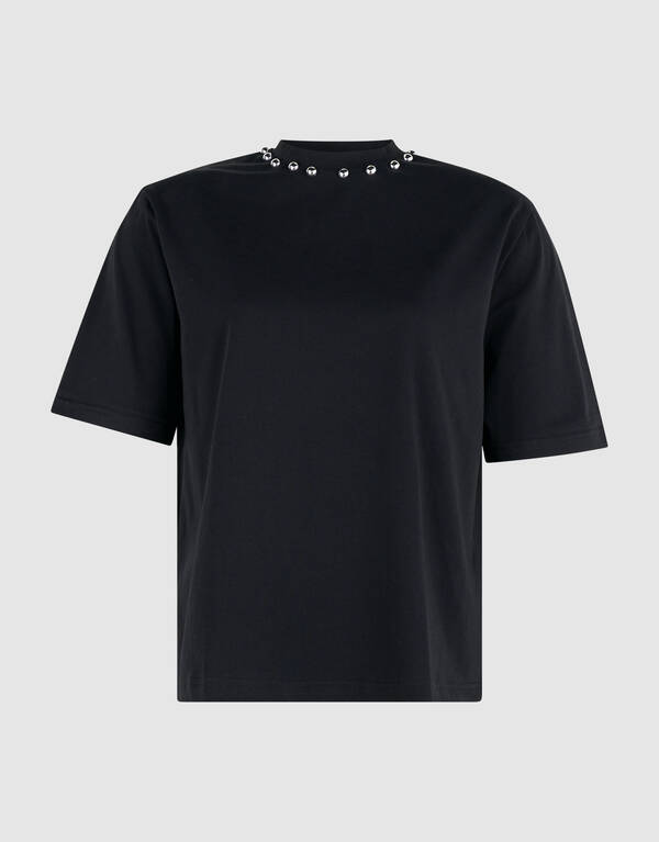 Studded T-shirt Zwart SHOEBY WOMEN
