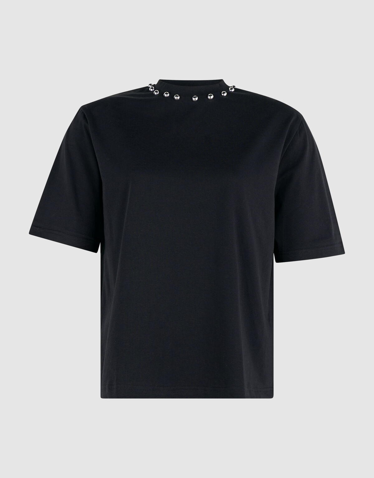 Studded T-shirt Zwart SHOEBY WOMEN