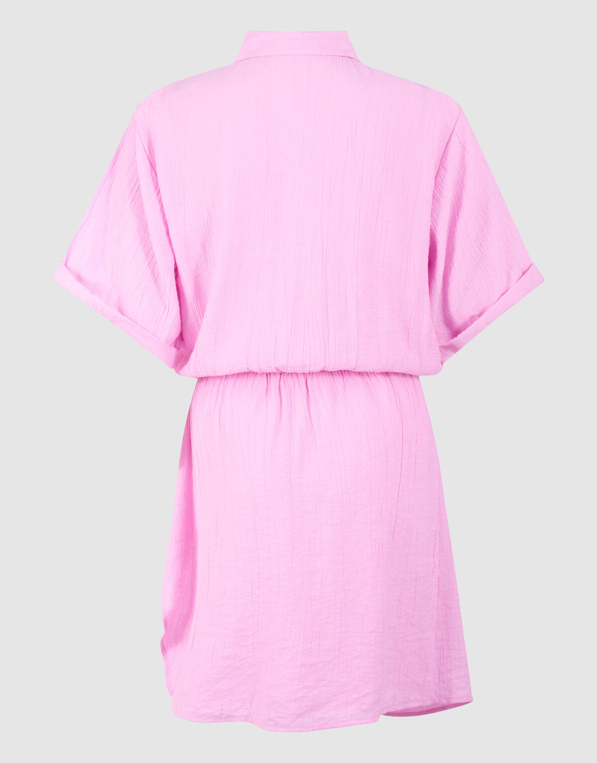 Structuur Knot Mini Jurk Roze SHOEBY WOMEN