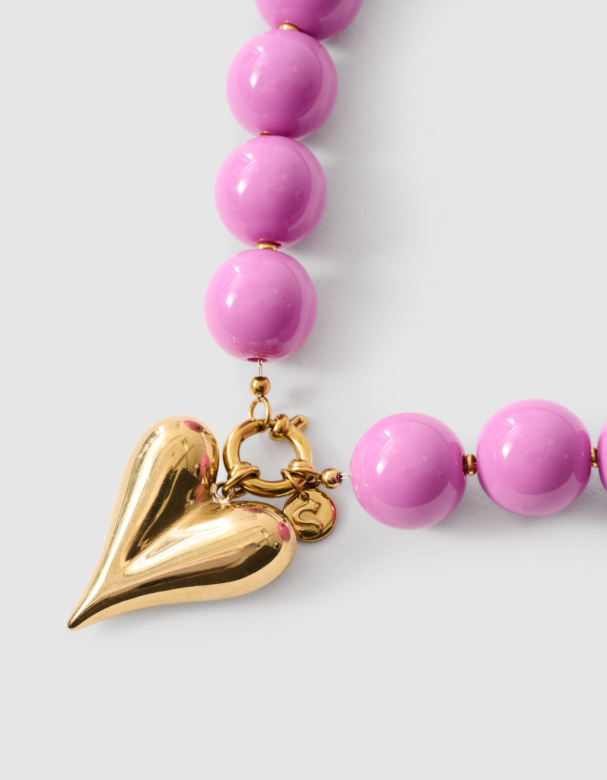 Beaded Ketting Paars SHOEBY ACCESSOIRES