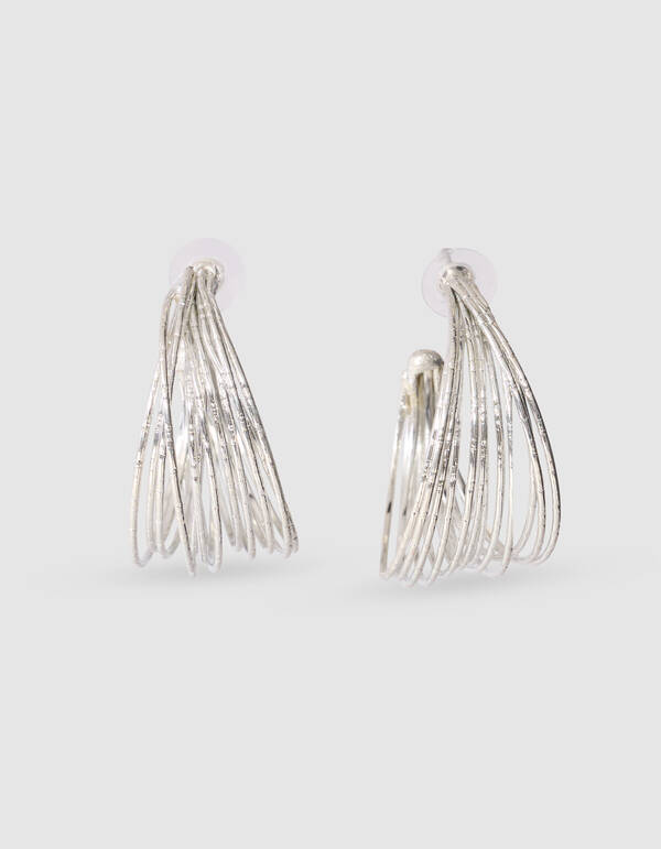 Multi Hoop Oorbellen Zilver SHOEBY ACCESSOIRES