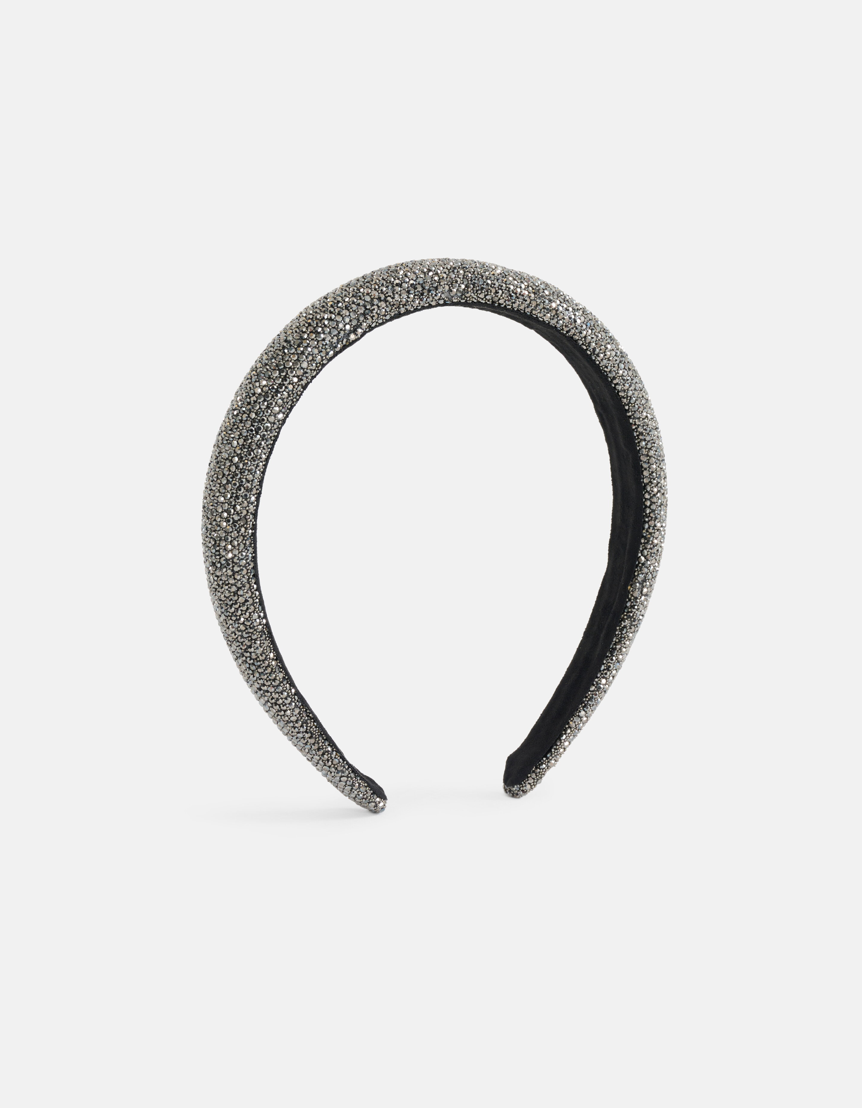 Strass Haarband Donkergrijs SHOEBY ACCESSOIRES