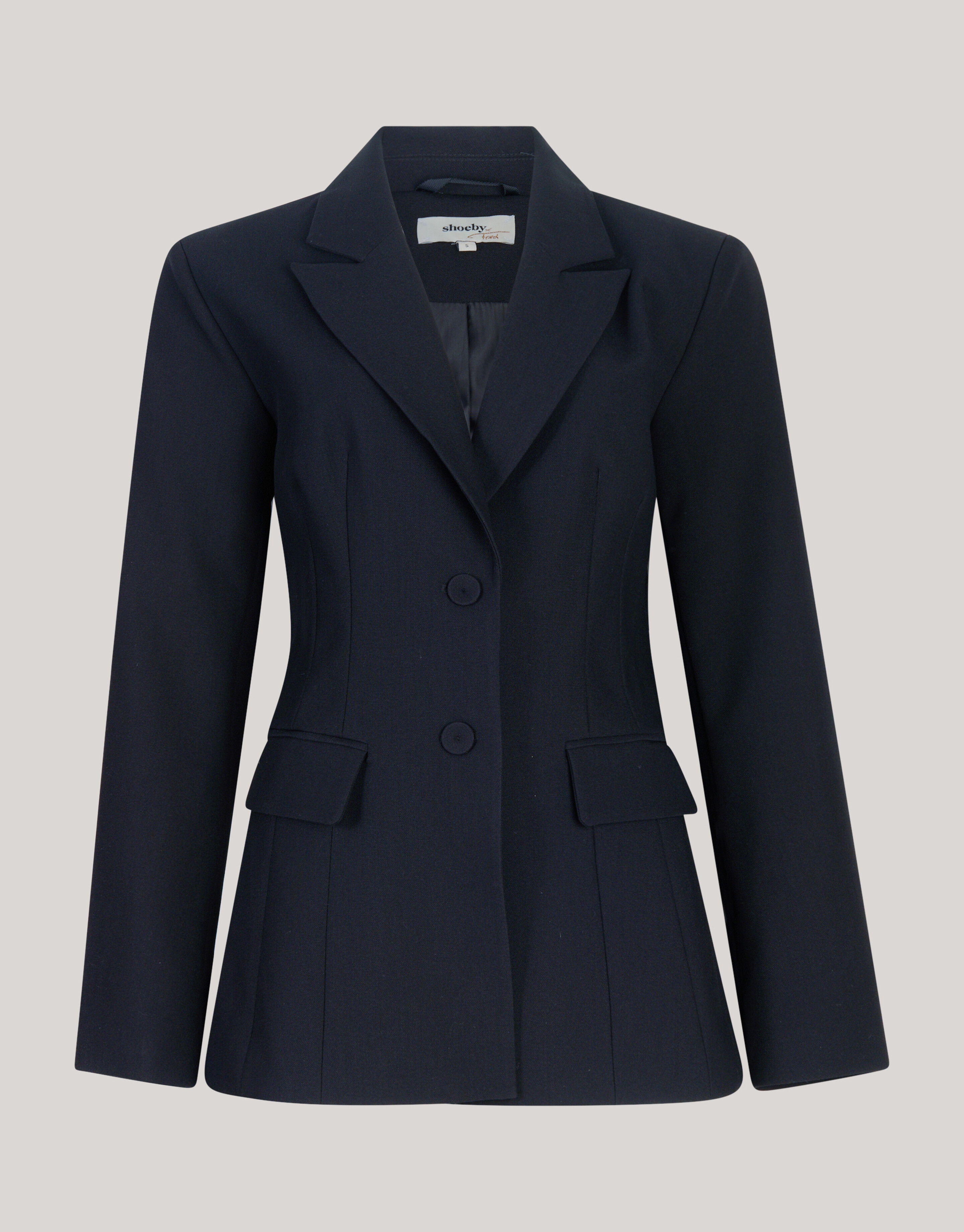 Getailleerde Blazer Zwart By Fred SHOEBY WOMEN