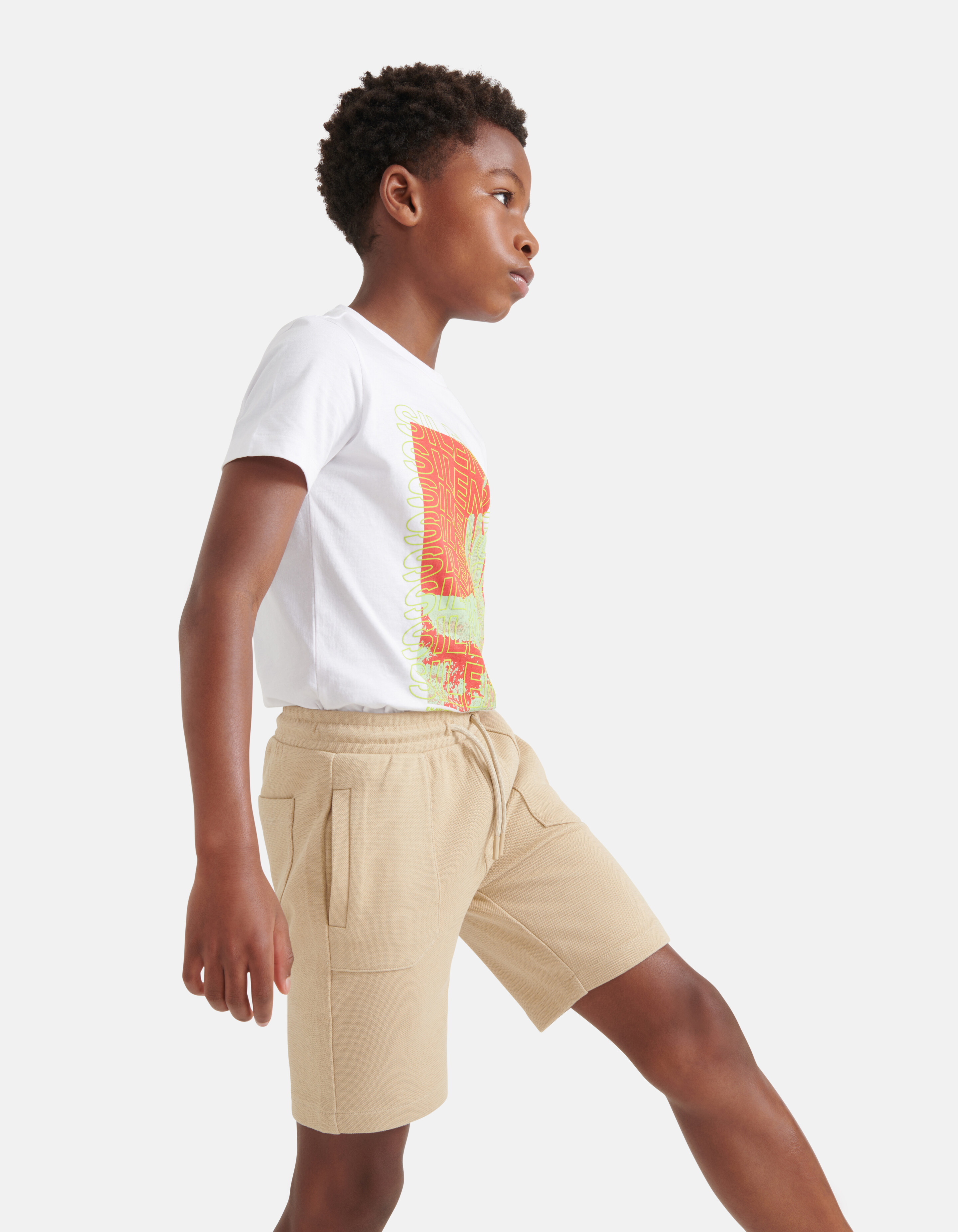 Structuur Short Beige SHOEBY BOYS