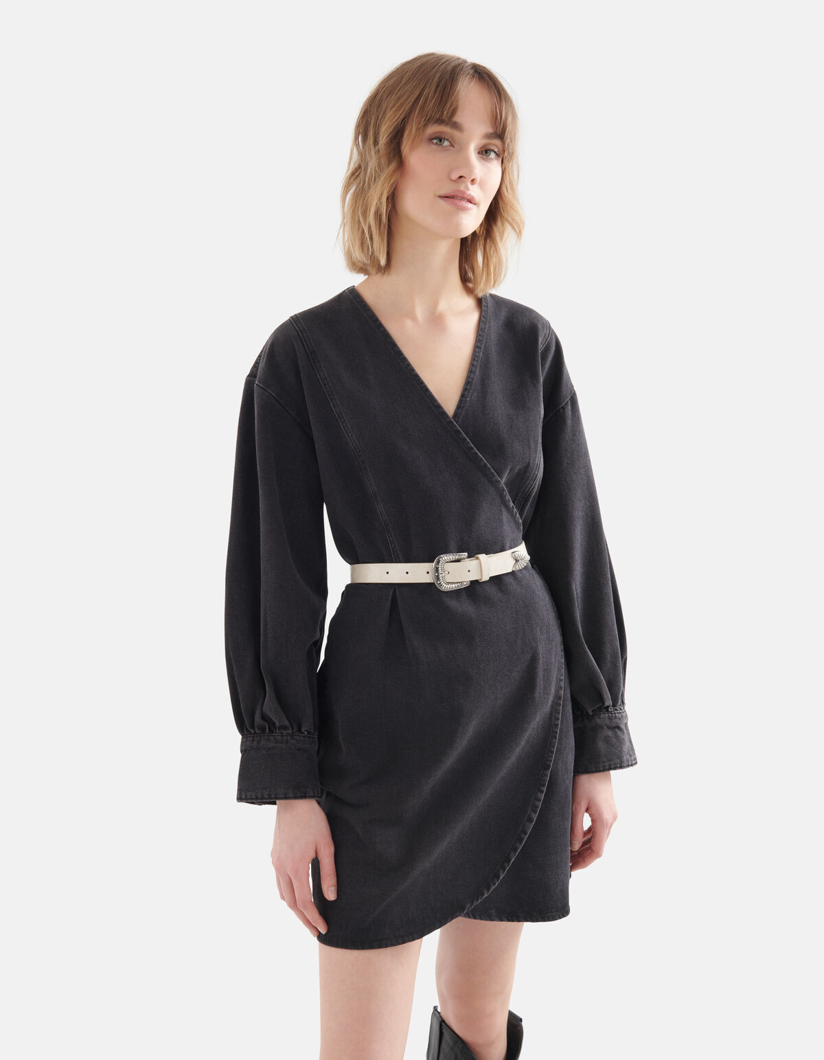 Cowboy Slangen Riem Beige SHOEBY ACCESSOIRES