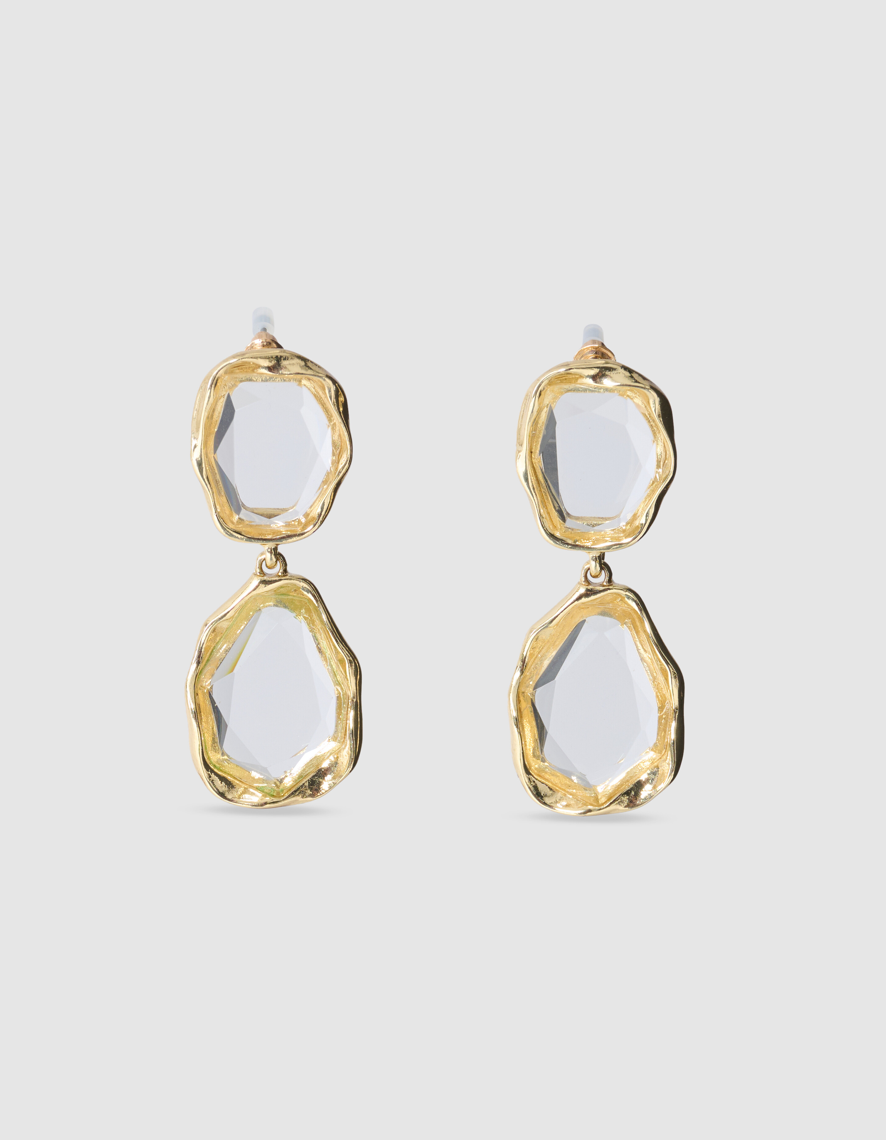 Vintage Stone Oorbellen Goud SHOEBY ACCESSOIRES