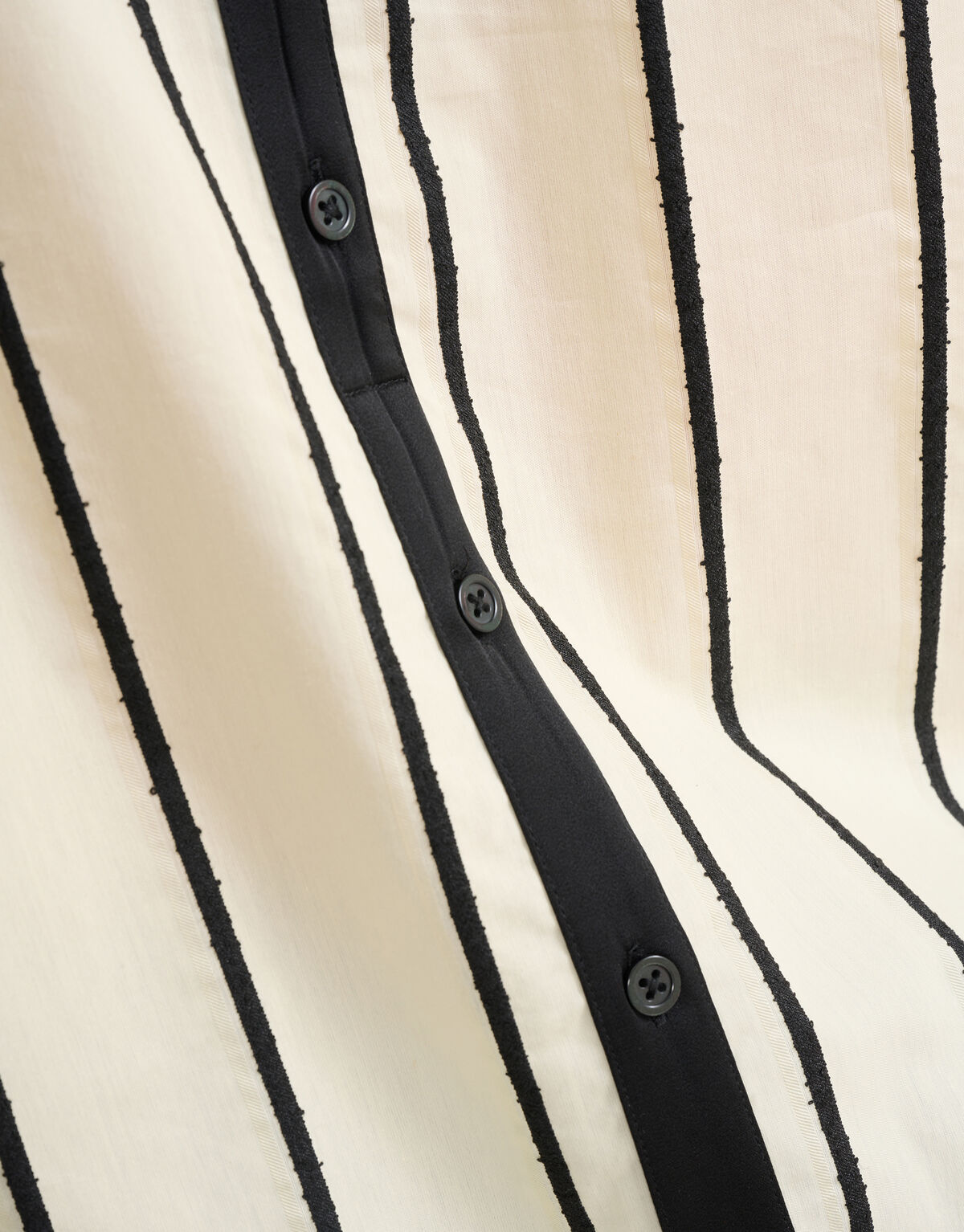 Gestreepte Blouse Gebroken Wit/Zwart SHOEBY WOMEN