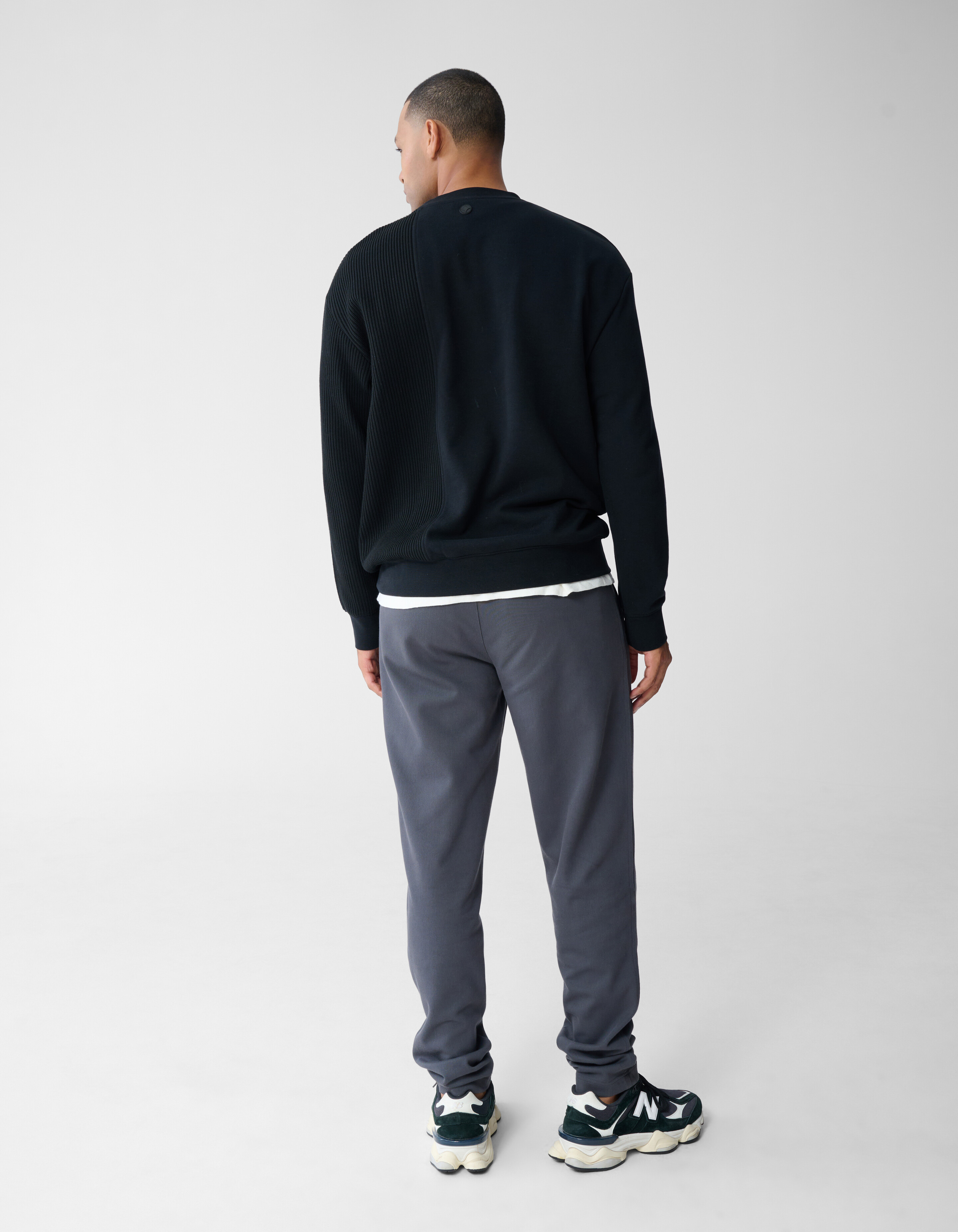 Mixed Sweater Zwart SHOEBY MEN