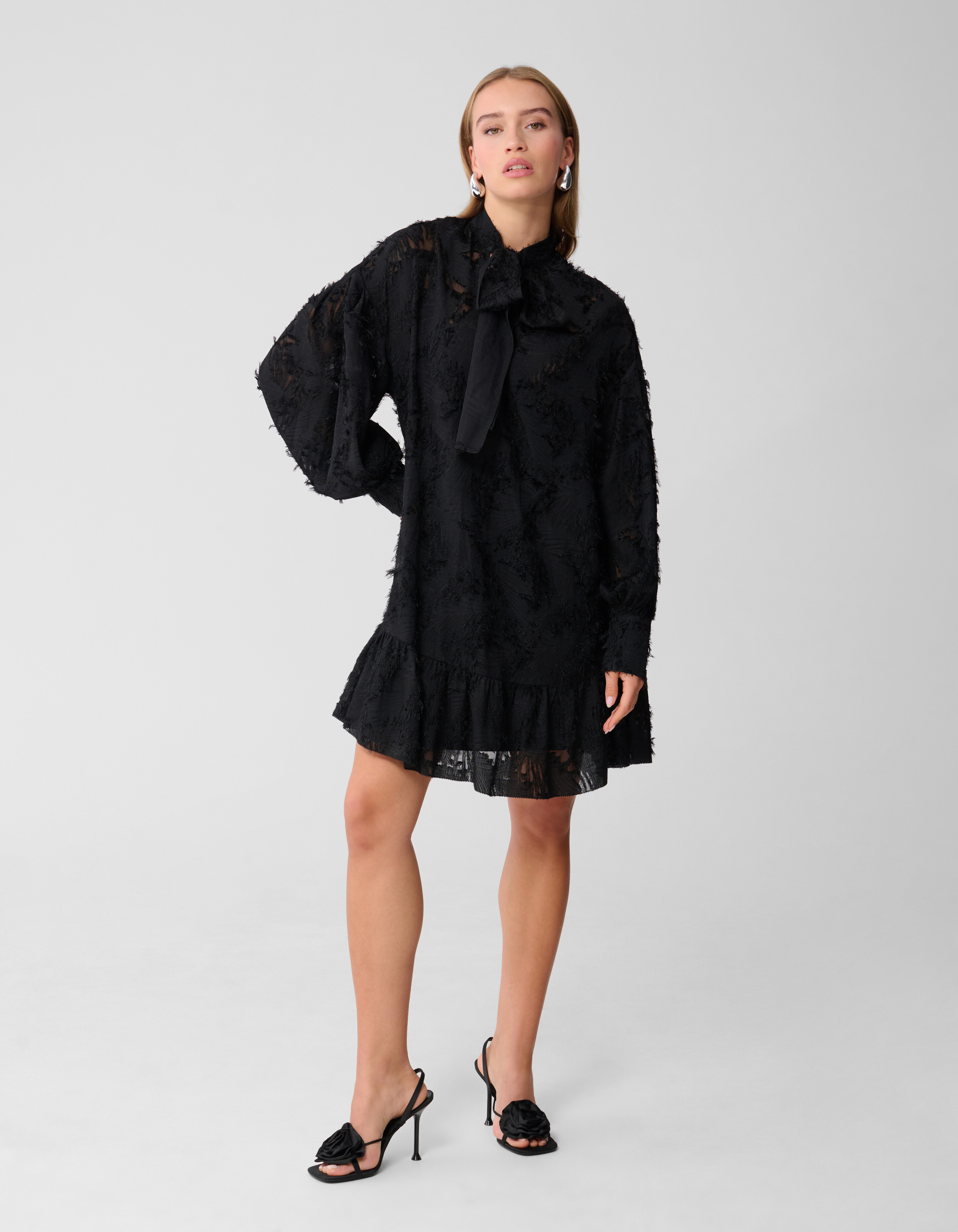 Strik Mini Jurk Zwart SHOEBY WOMEN