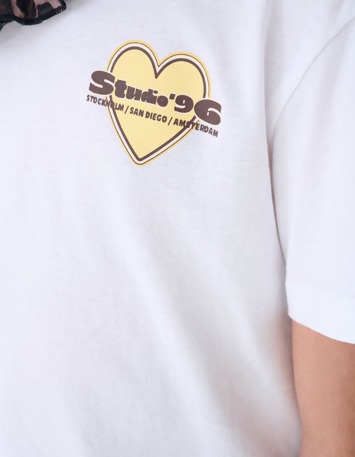 Studio Artwork T-shirt Wit SHOEBY GIRLS