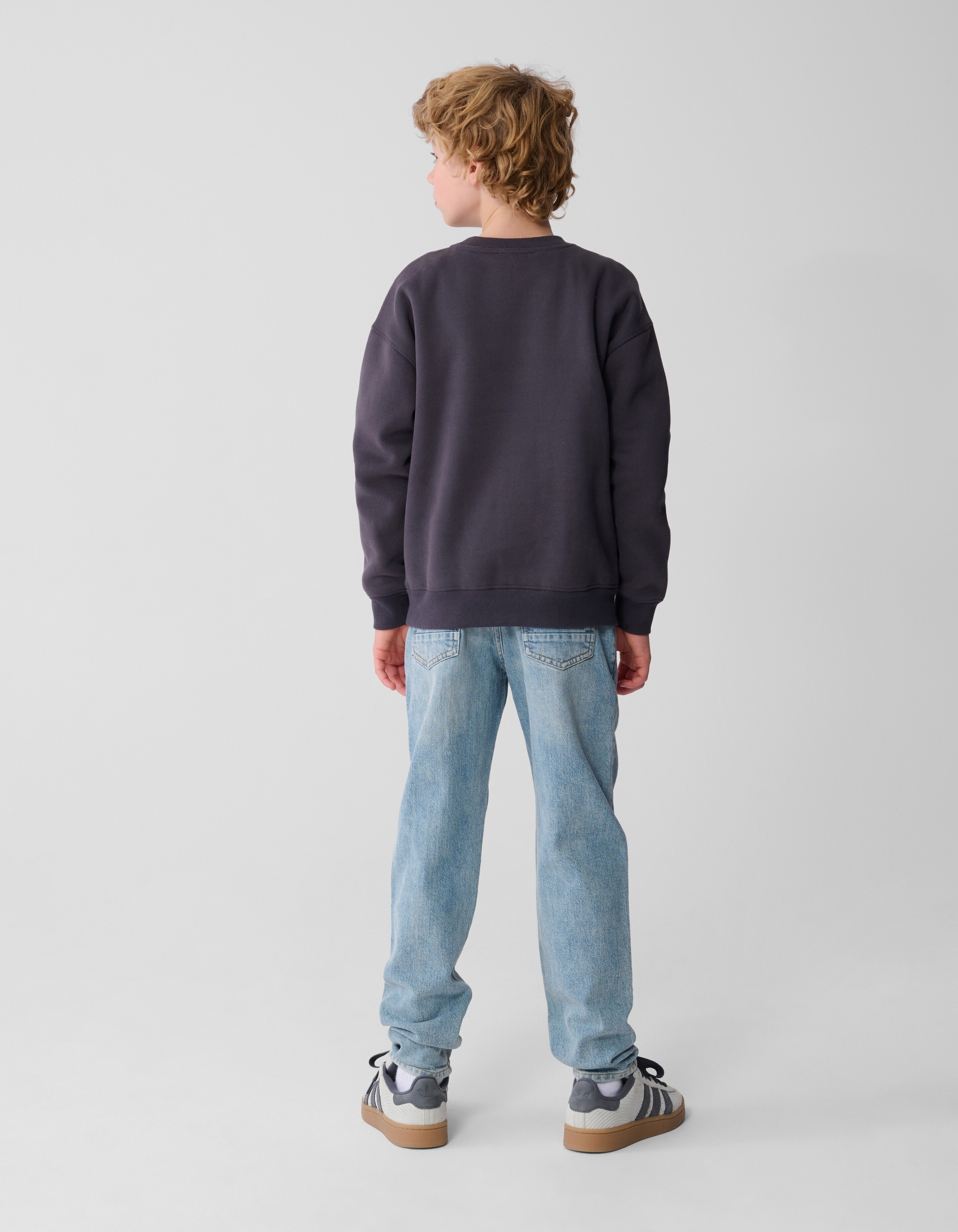 Two Way Sequin Sweater Donkergrijs SHOEBY BOYS
