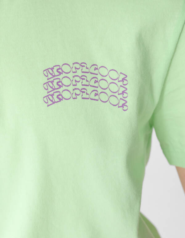 Fruit Disco Artwork T-shirt Lichtgroen SHOEBY GIRLS