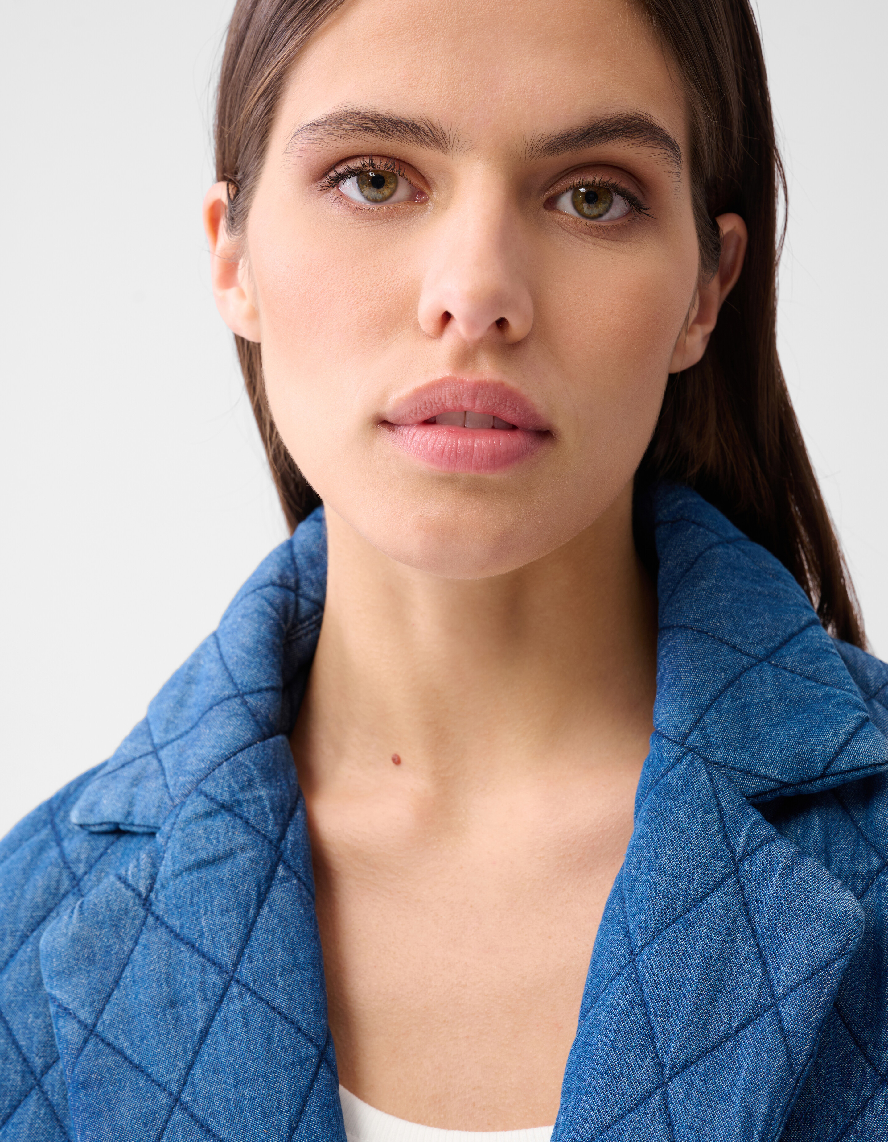 Quilted Jack Blauw By Mieke SHOEBY WOMEN