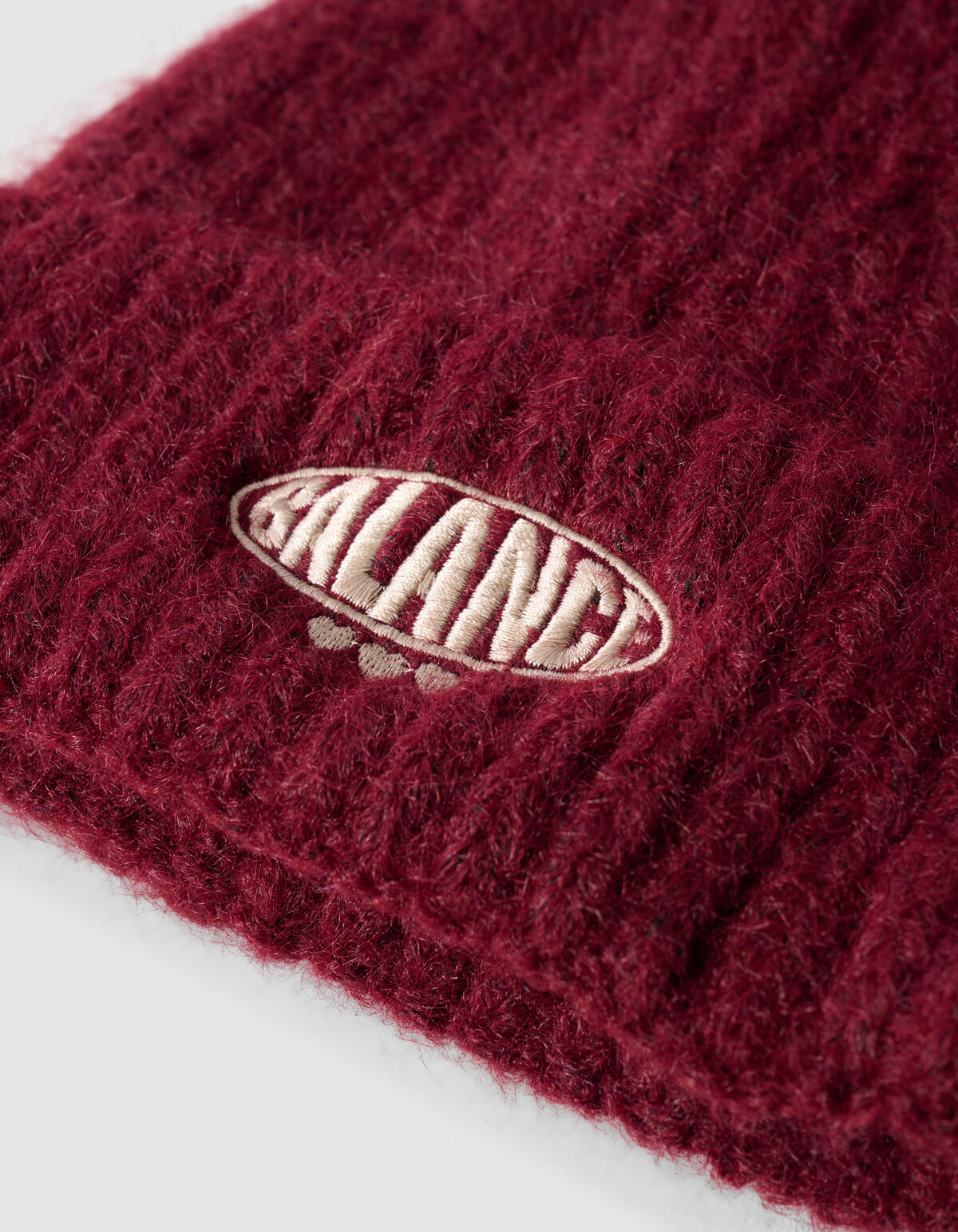 Logo Beanie Donkerrood SHOEBY ACCESSOIRES