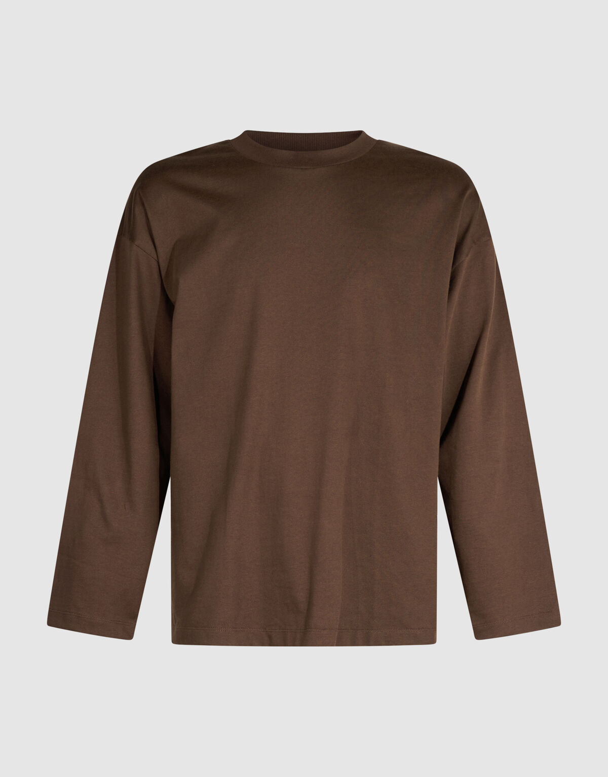 Basis Relaxed Fit Longsleeve Bruin SHOEBY MEN
