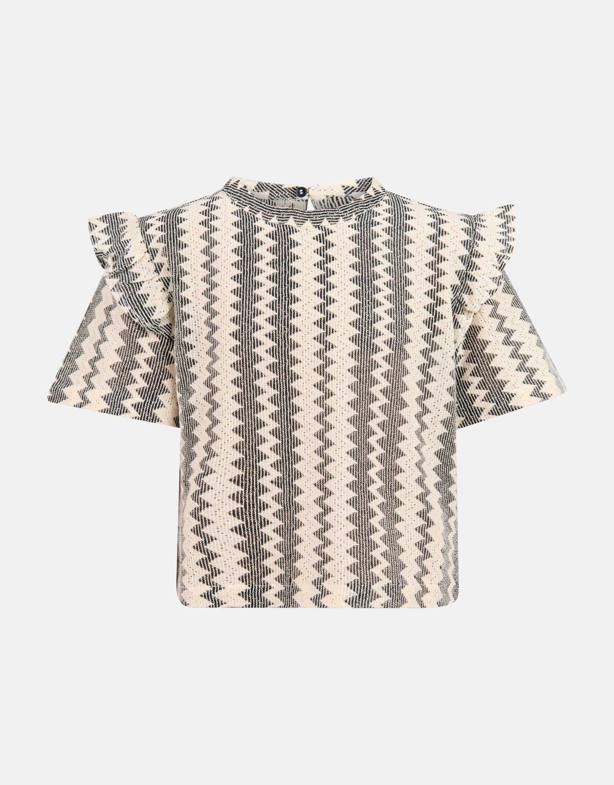 Crochet Top Zwart SHOEBY GIRLS