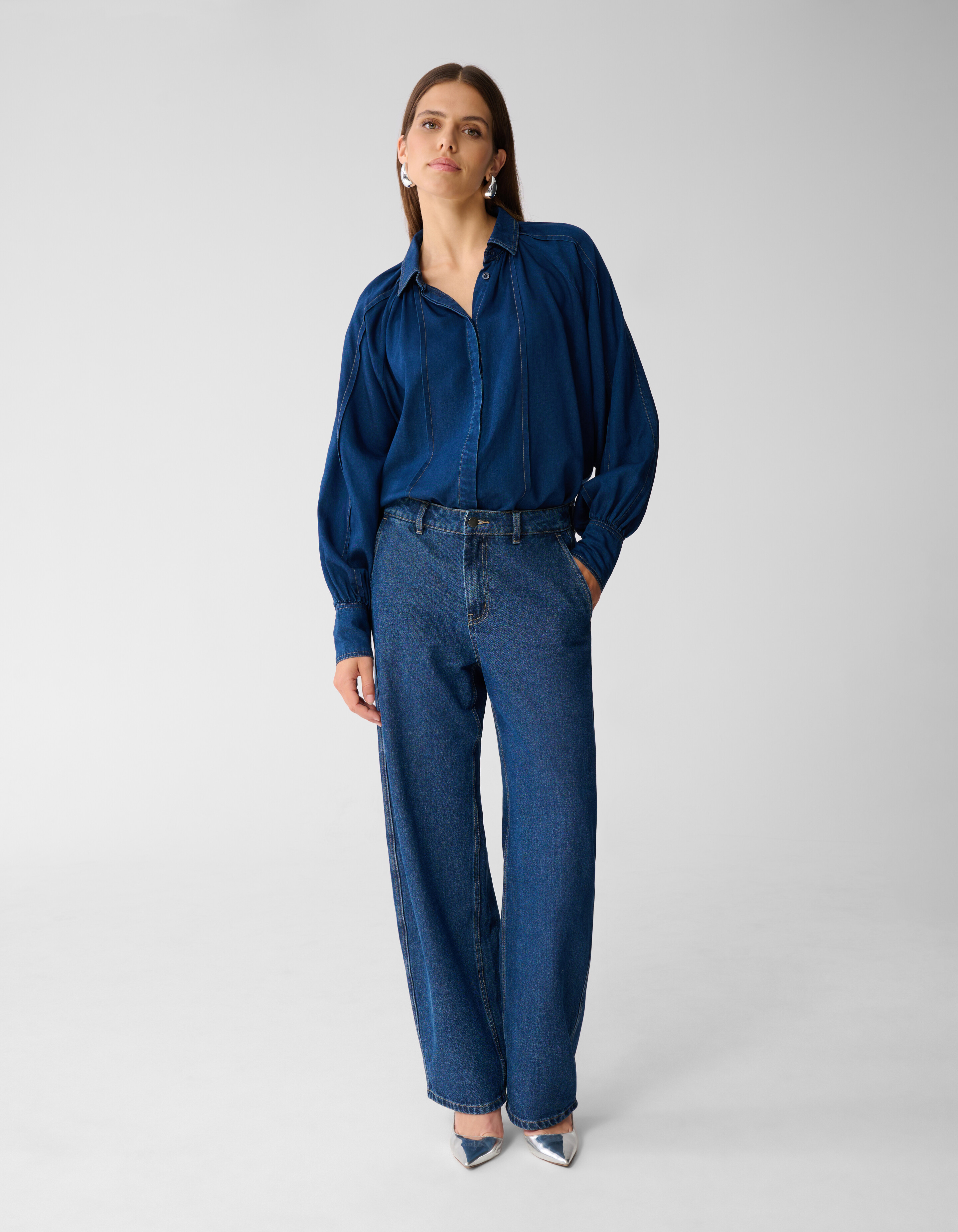 Stitch Blouse Blauw By Mieke SHOEBY WOMEN