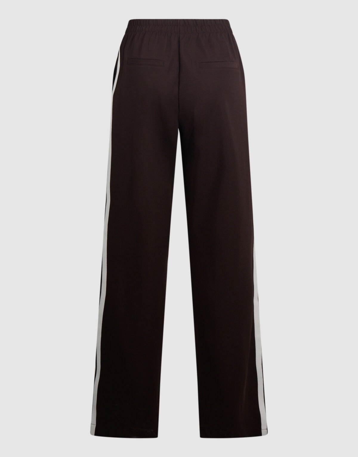 Sporty Wide Leg Broek Donkerbruin SHOEBY WOMEN