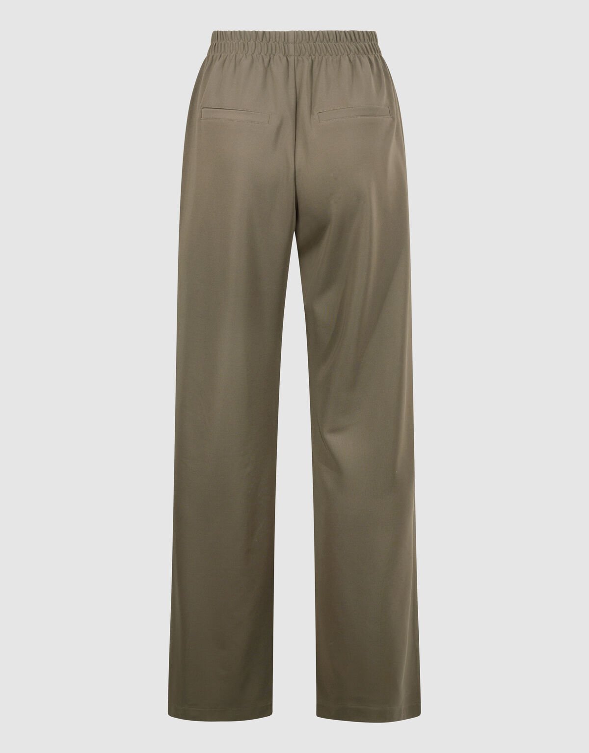 Basis Wide Leg Broek Donkergroen SHOEBY WOMEN