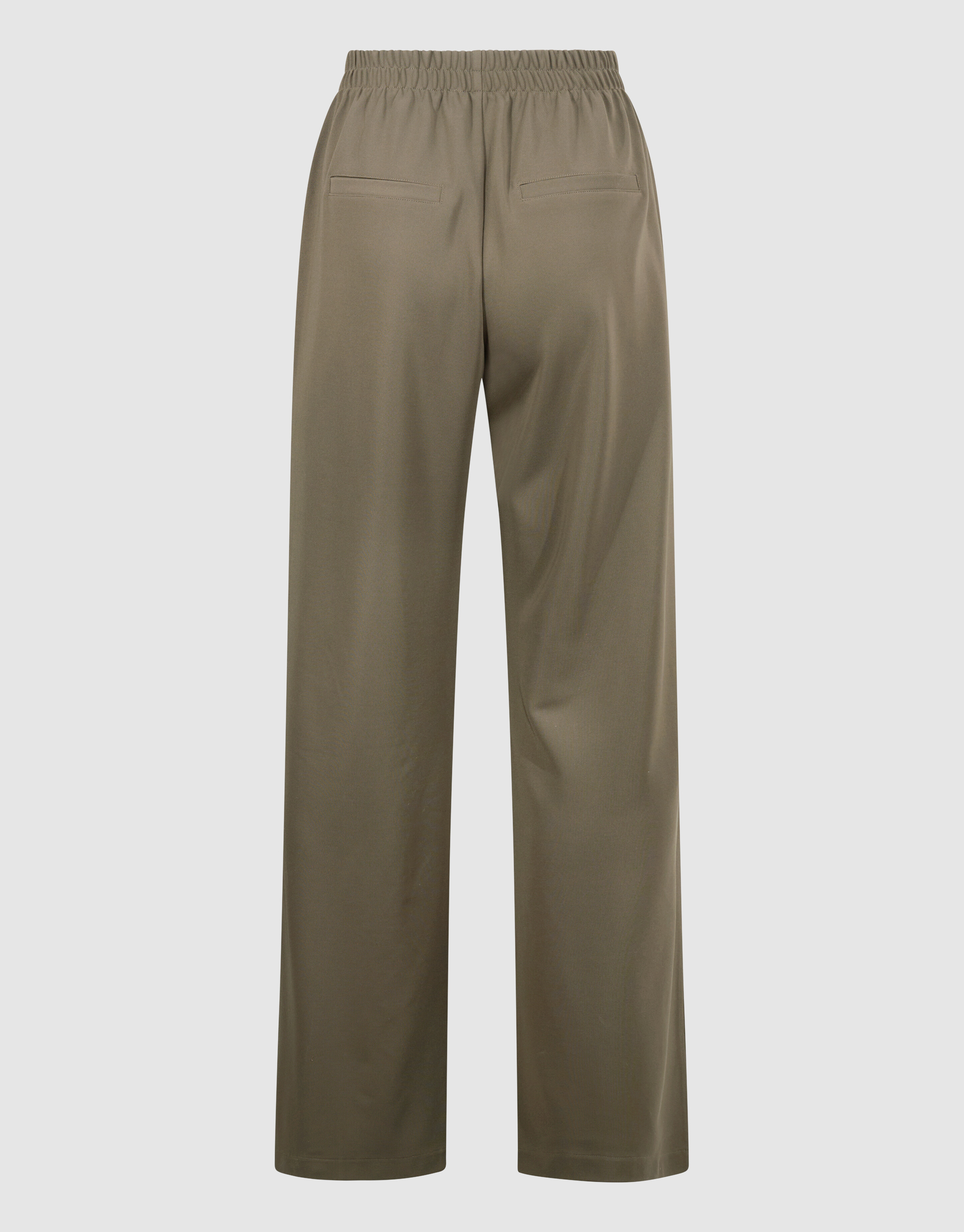 Basis Wide Leg Broek Donkergroen SHOEBY WOMEN