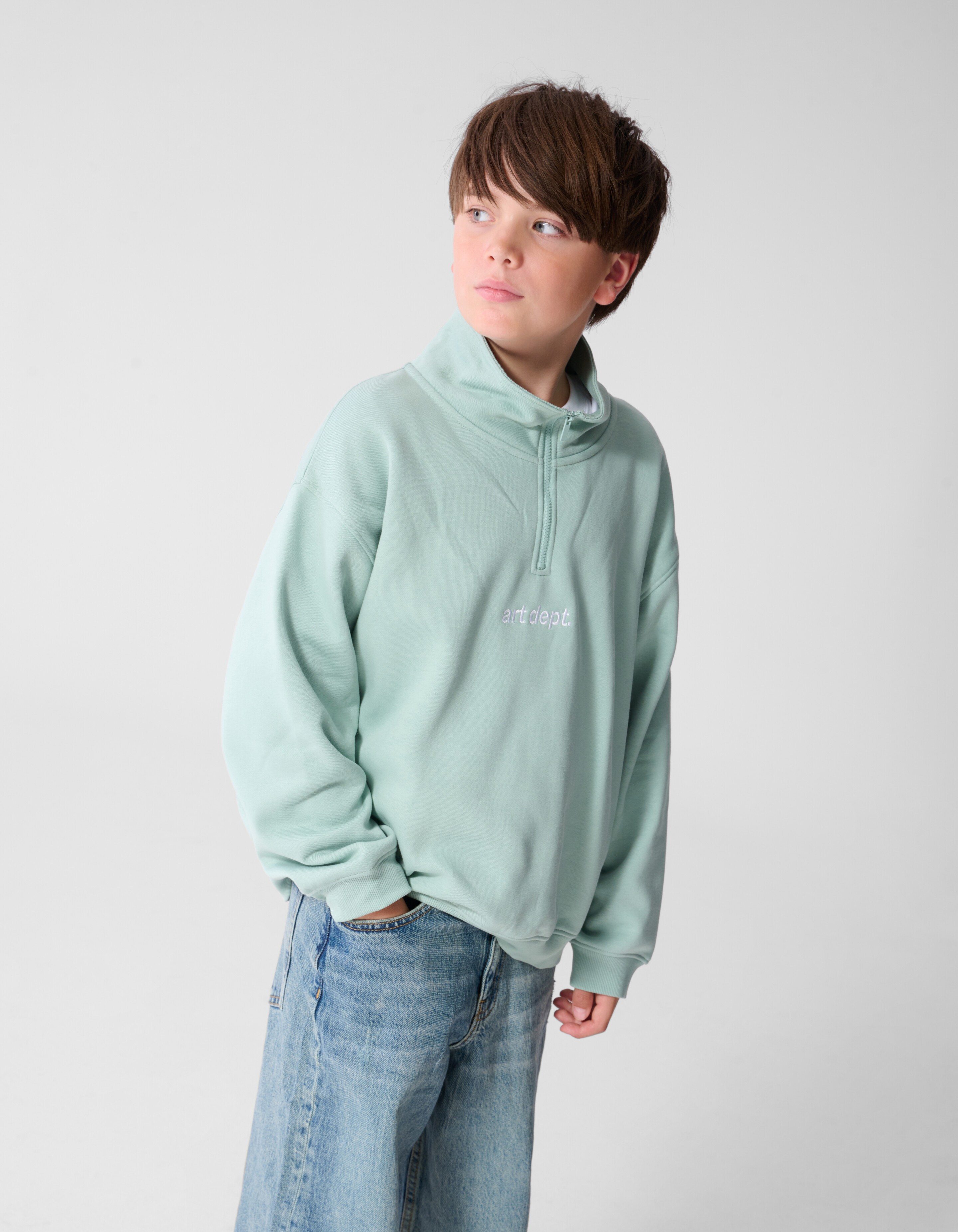 Art Dept Sweater Lichtgroen SHOEBY BOYS