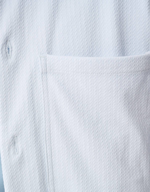 Structuur Overshirt Lichtblauw SHOEBY MEN