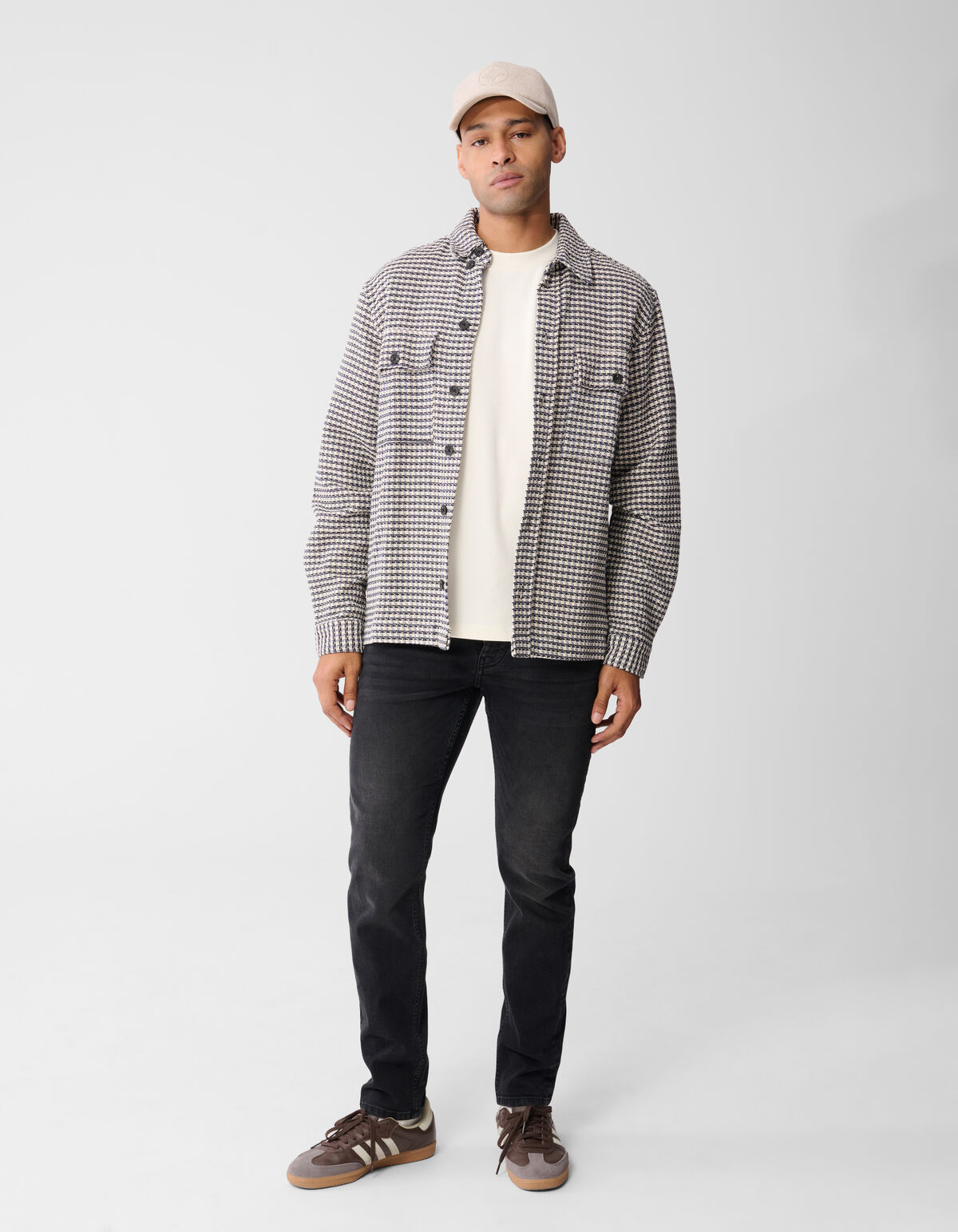 Slim Fit Jeans Washed Black L32 SHOEBY MEN