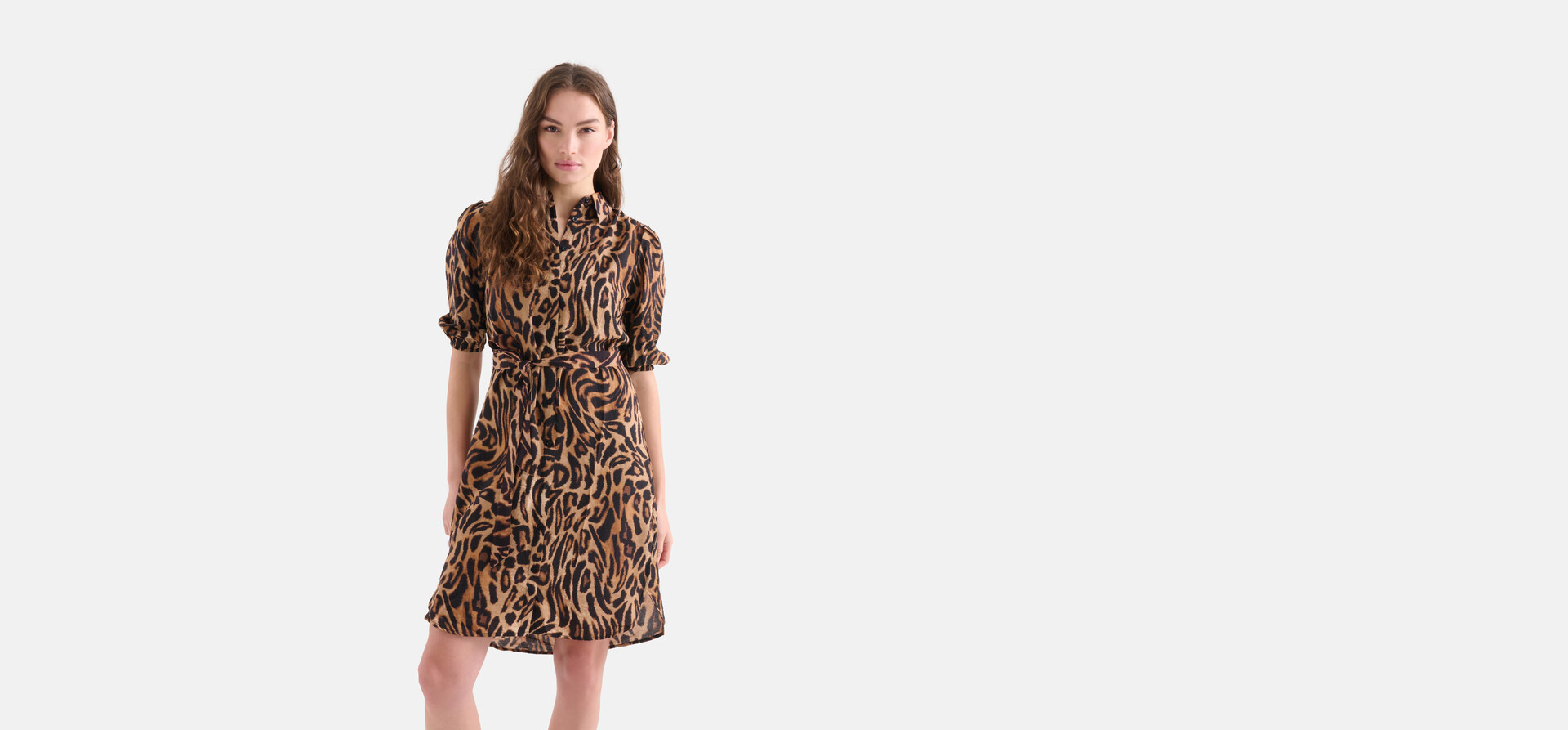 Leopard Short Jurk SHOEBY WOMEN