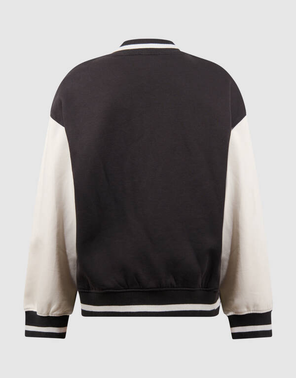 Varsity Bomber Jack Donkergrijs SHOEBY BOYS