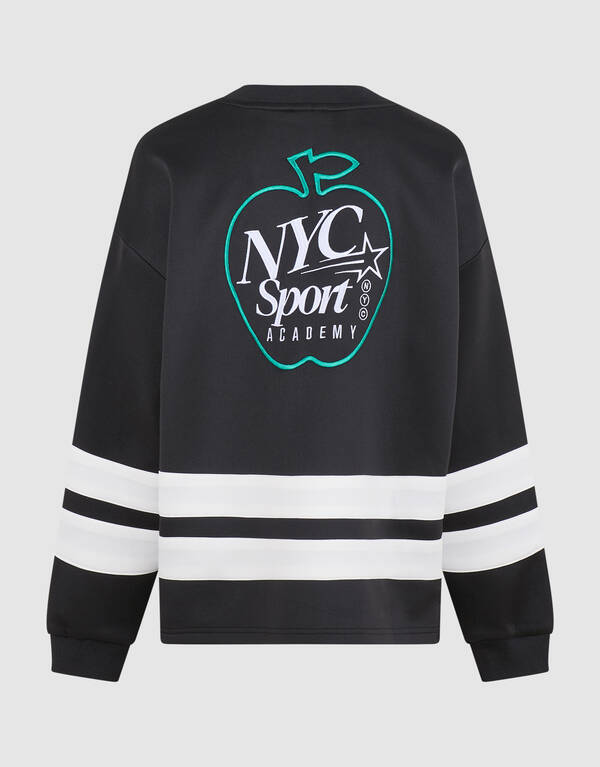 Oversized Fit Artwork Sweater Zwart SHOEBY BOYS