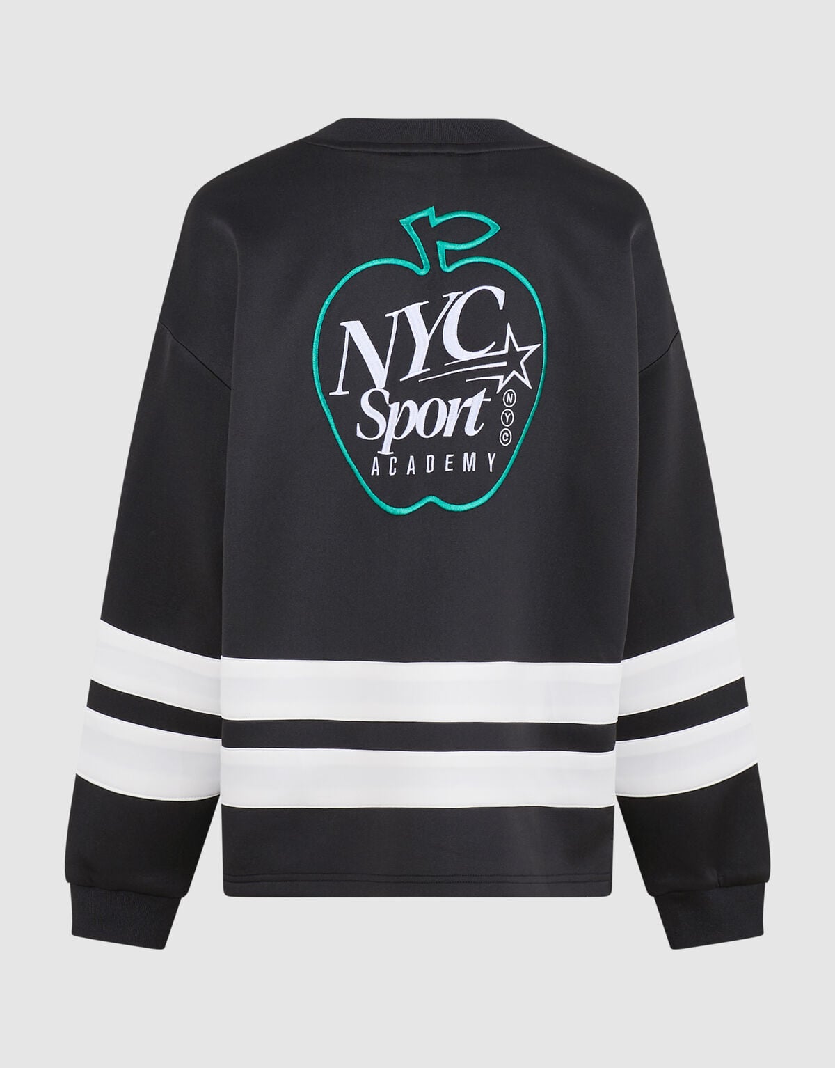 Oversized Fit Artwork Sweater Zwart SHOEBY BOYS
