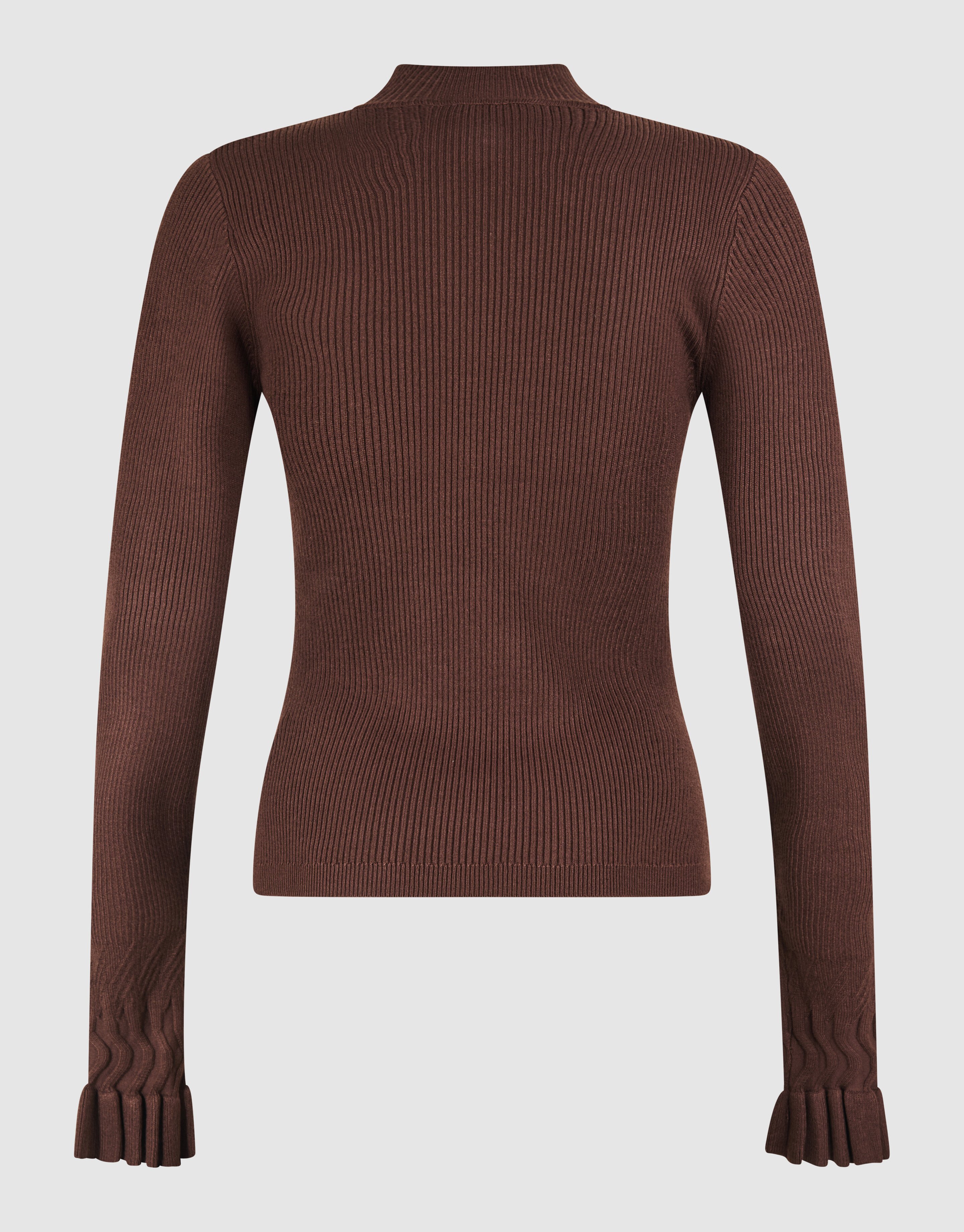Frill Top Donkerbruin SHOEBY WOMEN