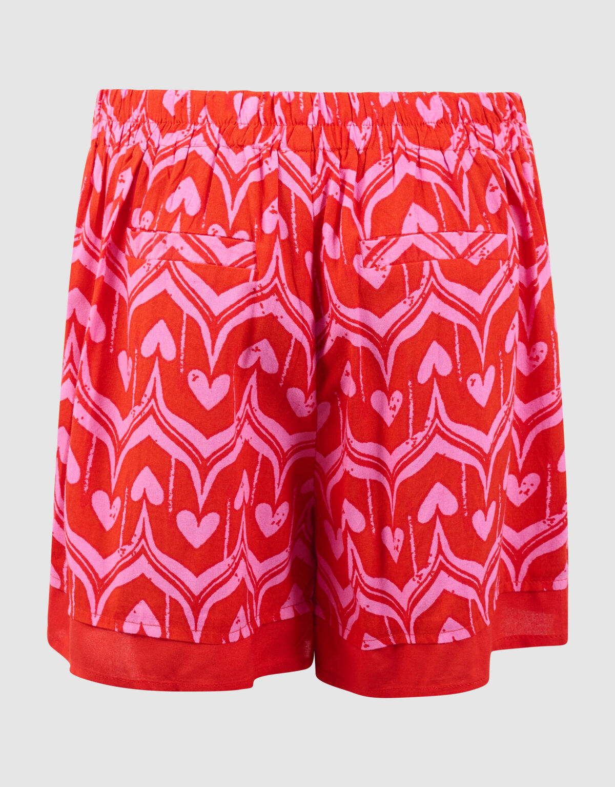 Heart Print Skort Roze/Rood SHOEBY GIRLS
