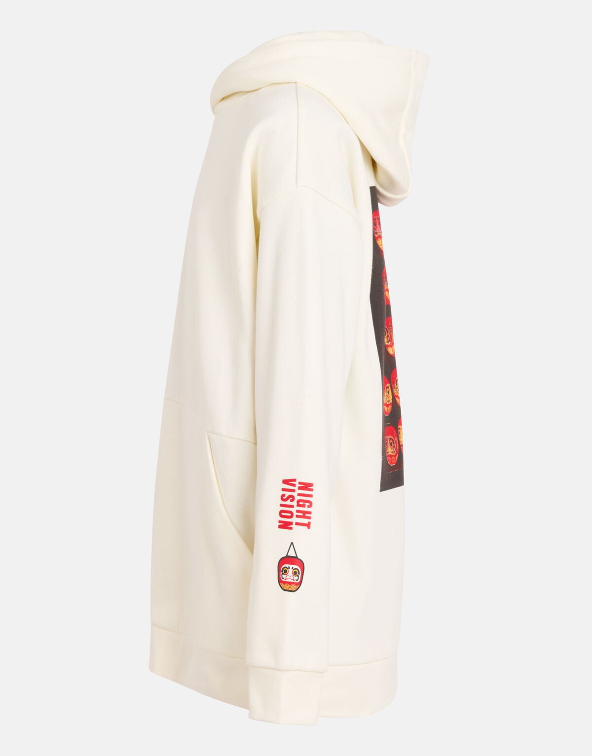 Printed Hoodie Gebroken Wit SHOEBY BOYS