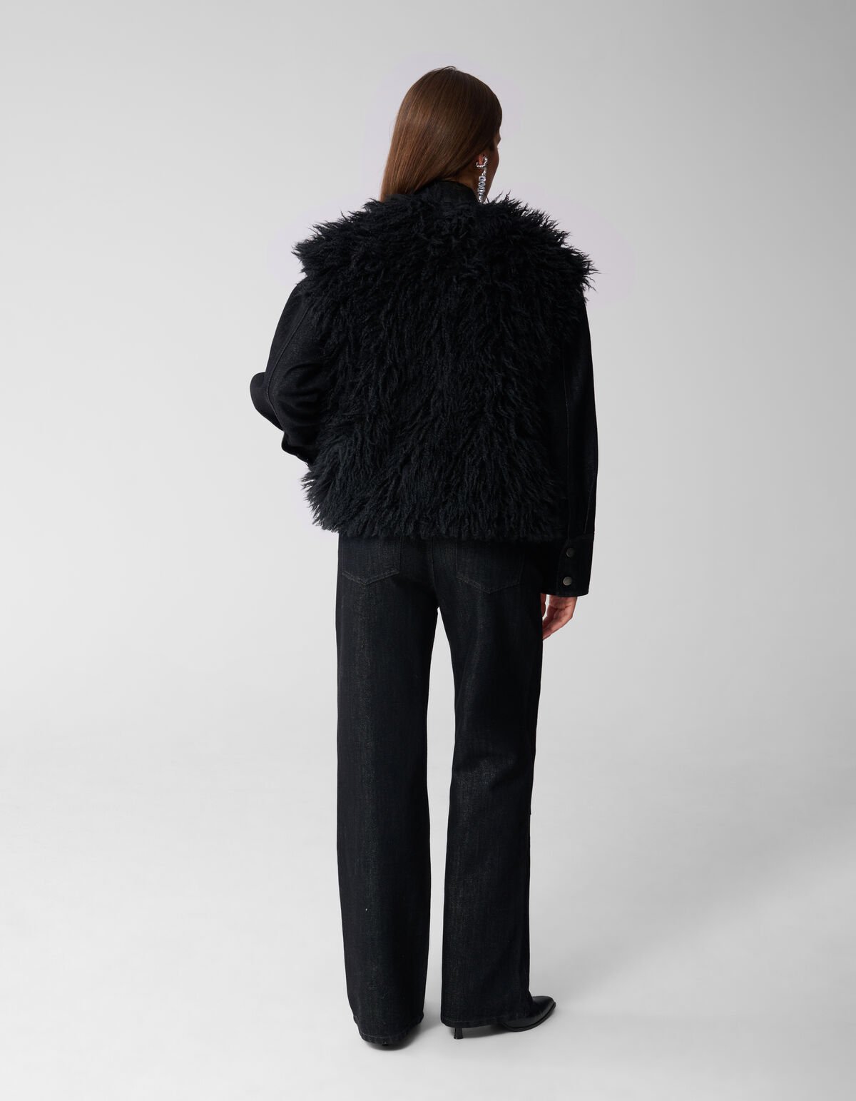 Oversized Teddy Gilet Zwart SHOEBY WOMEN