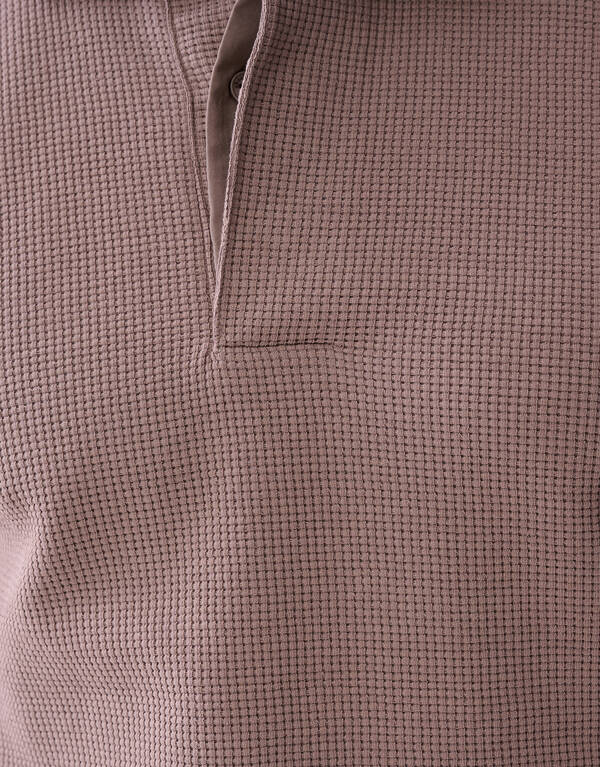 Structuur Polo Lichtbruin SHOEBY MEN