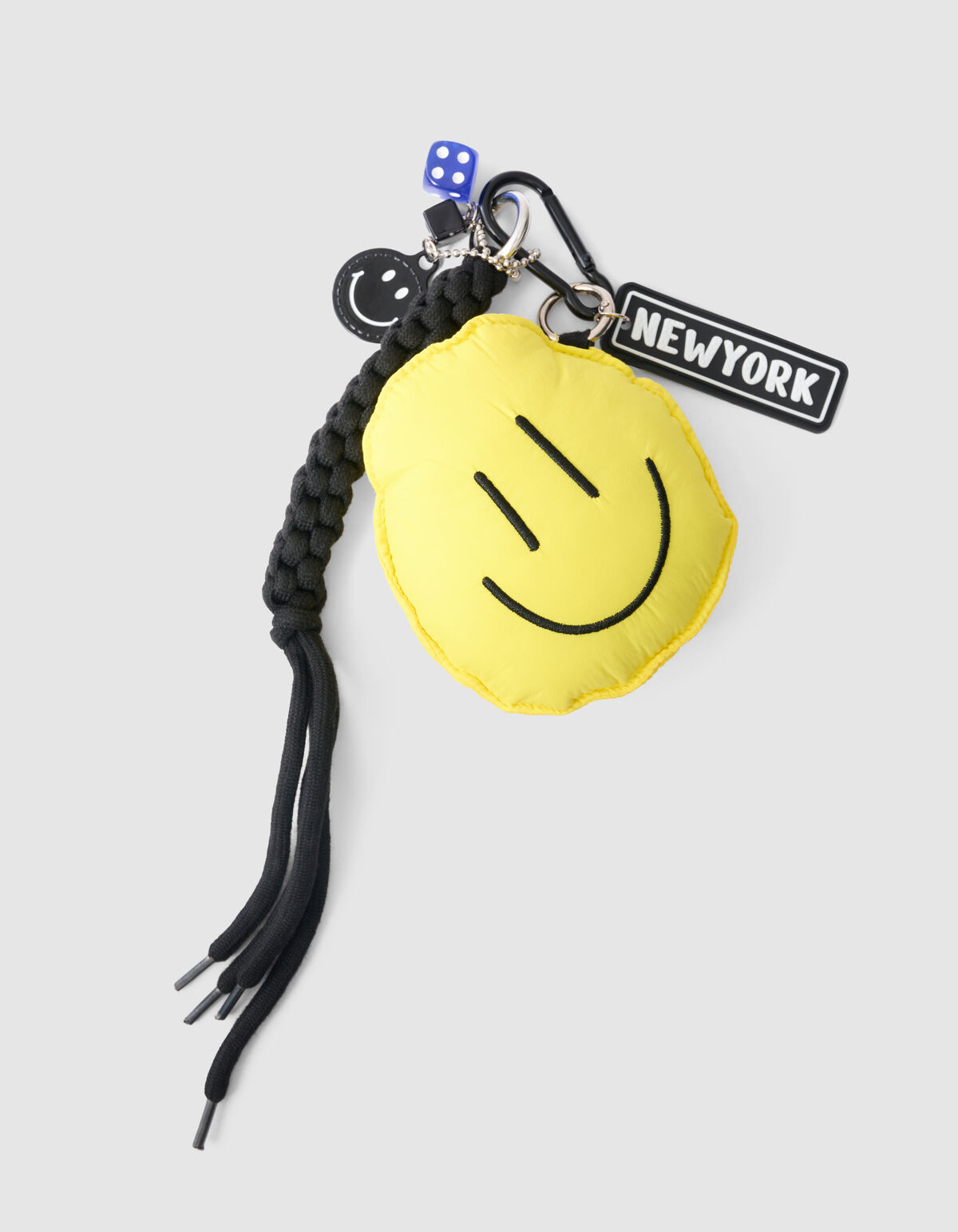 Smiley Sleutelhanger Geel SHOEBY ACCESSOIRES
