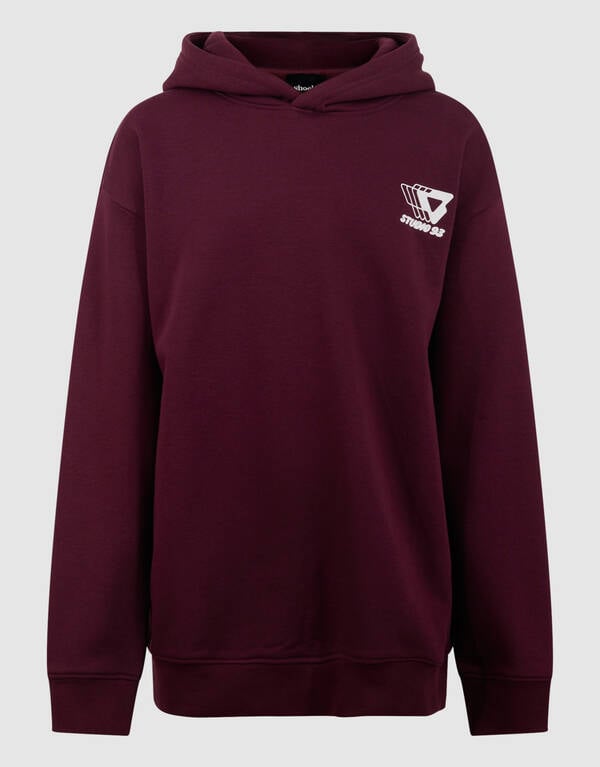 Chill Hoodie Donkerrood SHOEBY BOYS