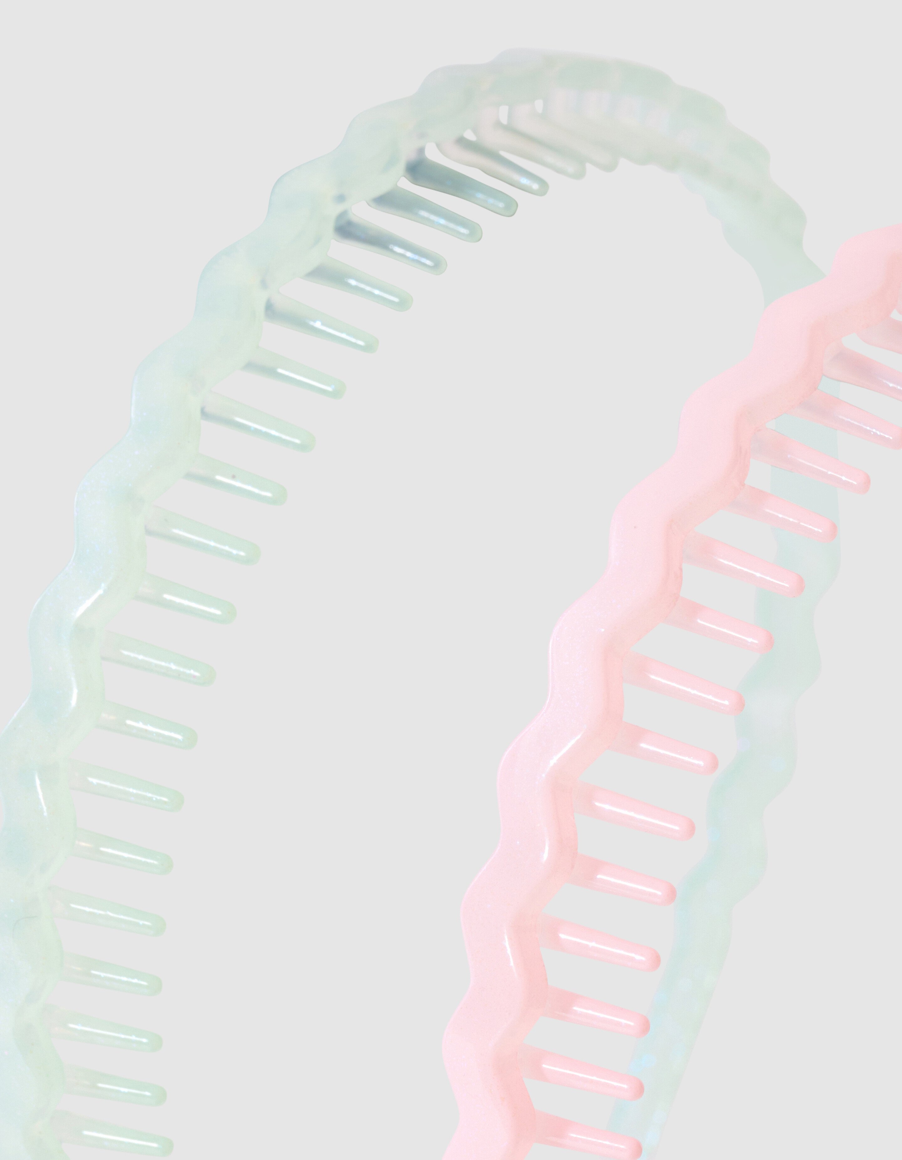 Wavy Haarband Set Roze/Blauw SHOEBY ACCESSOIRES