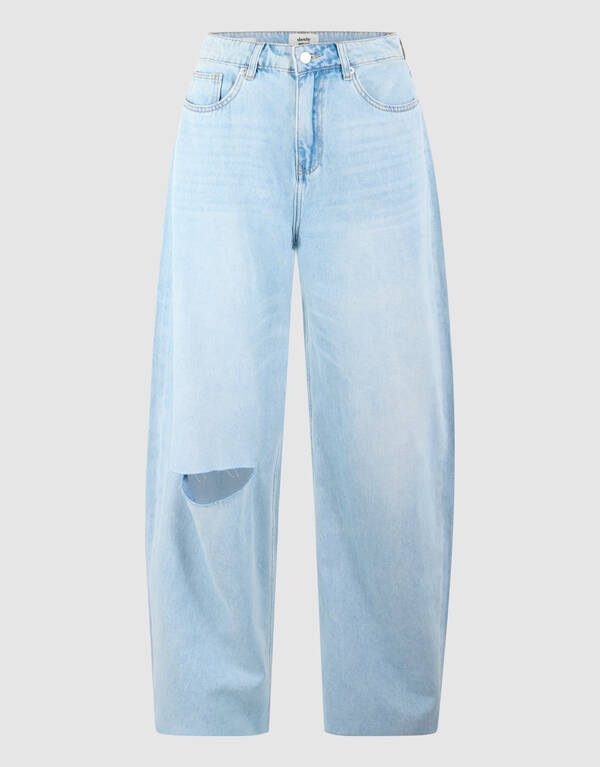 Straight Fit Jeans Bleached By Monica SHOEBY WOMEN