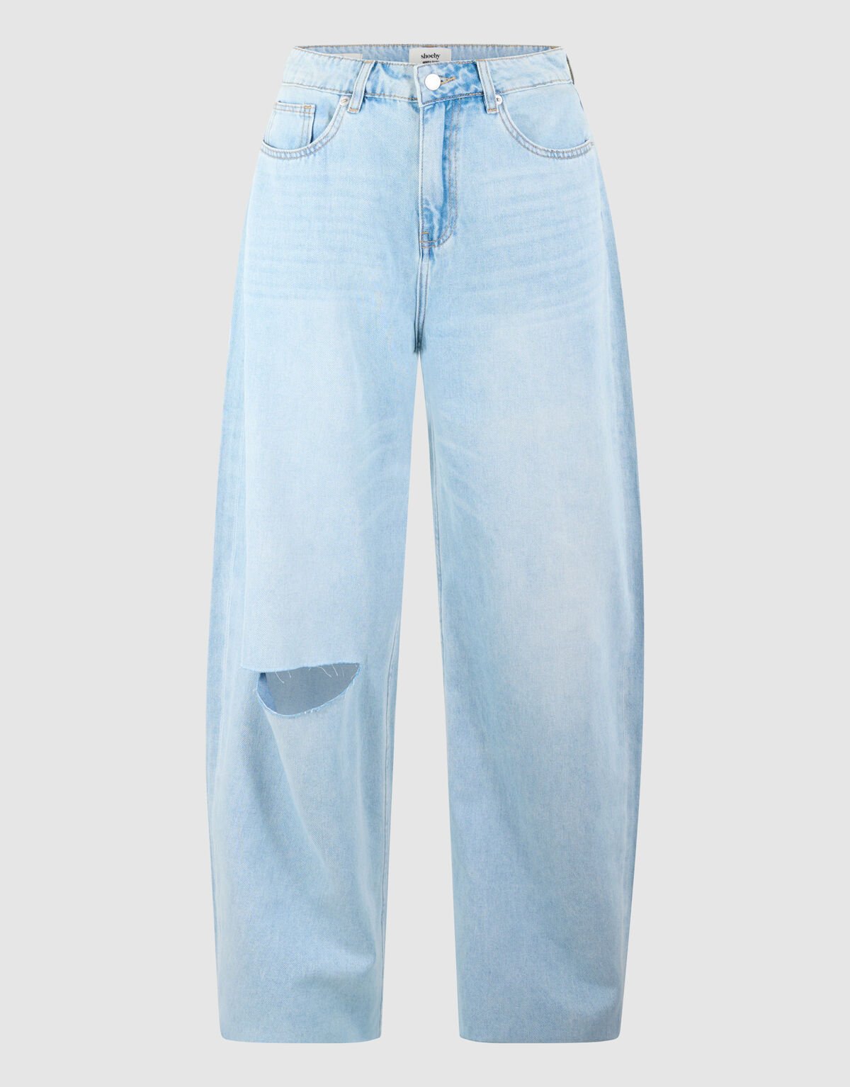 Straight Fit Jeans Bleached By Monica SHOEBY WOMEN