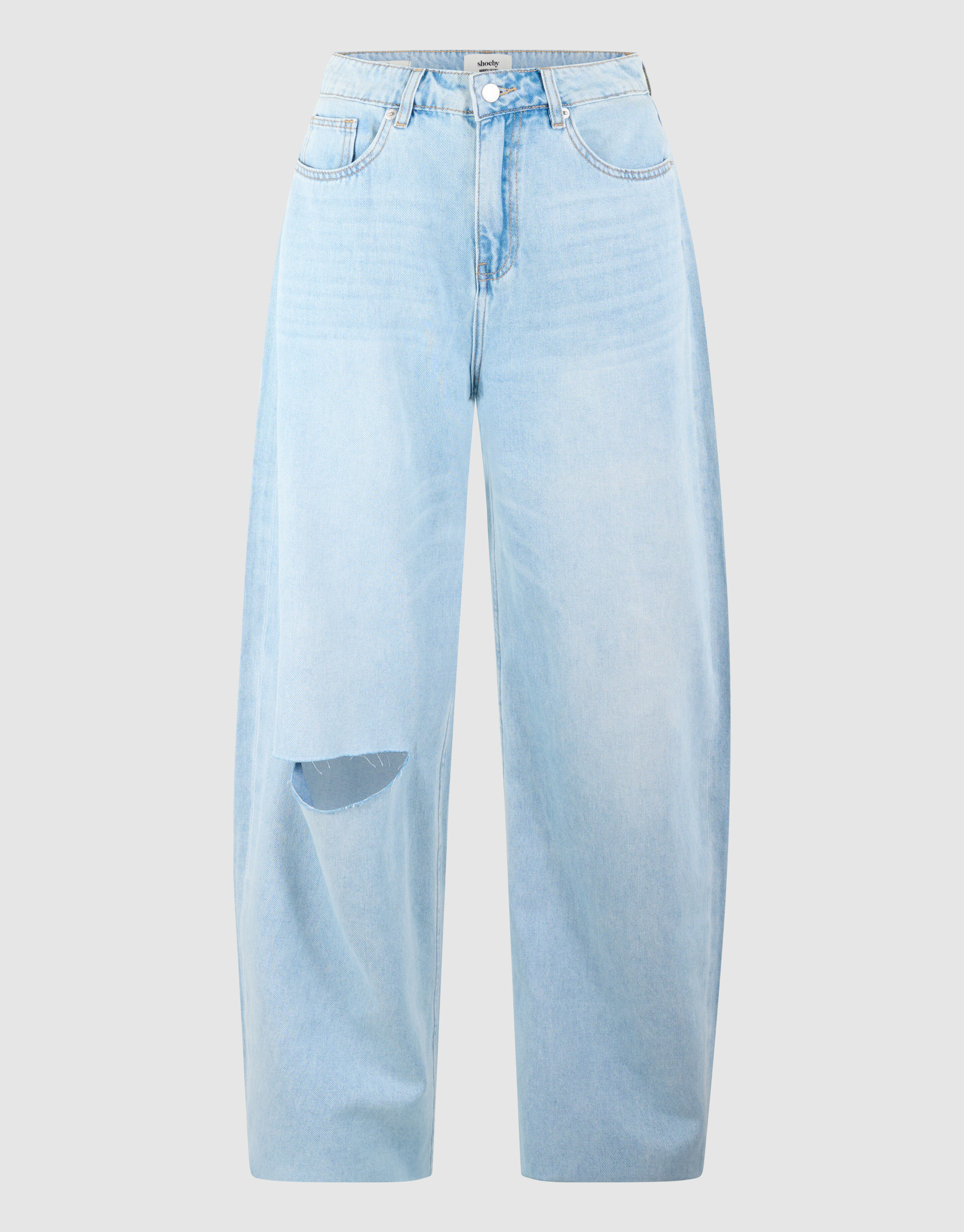 Straight Fit Jeans Bleached By Monica SHOEBY WOMEN