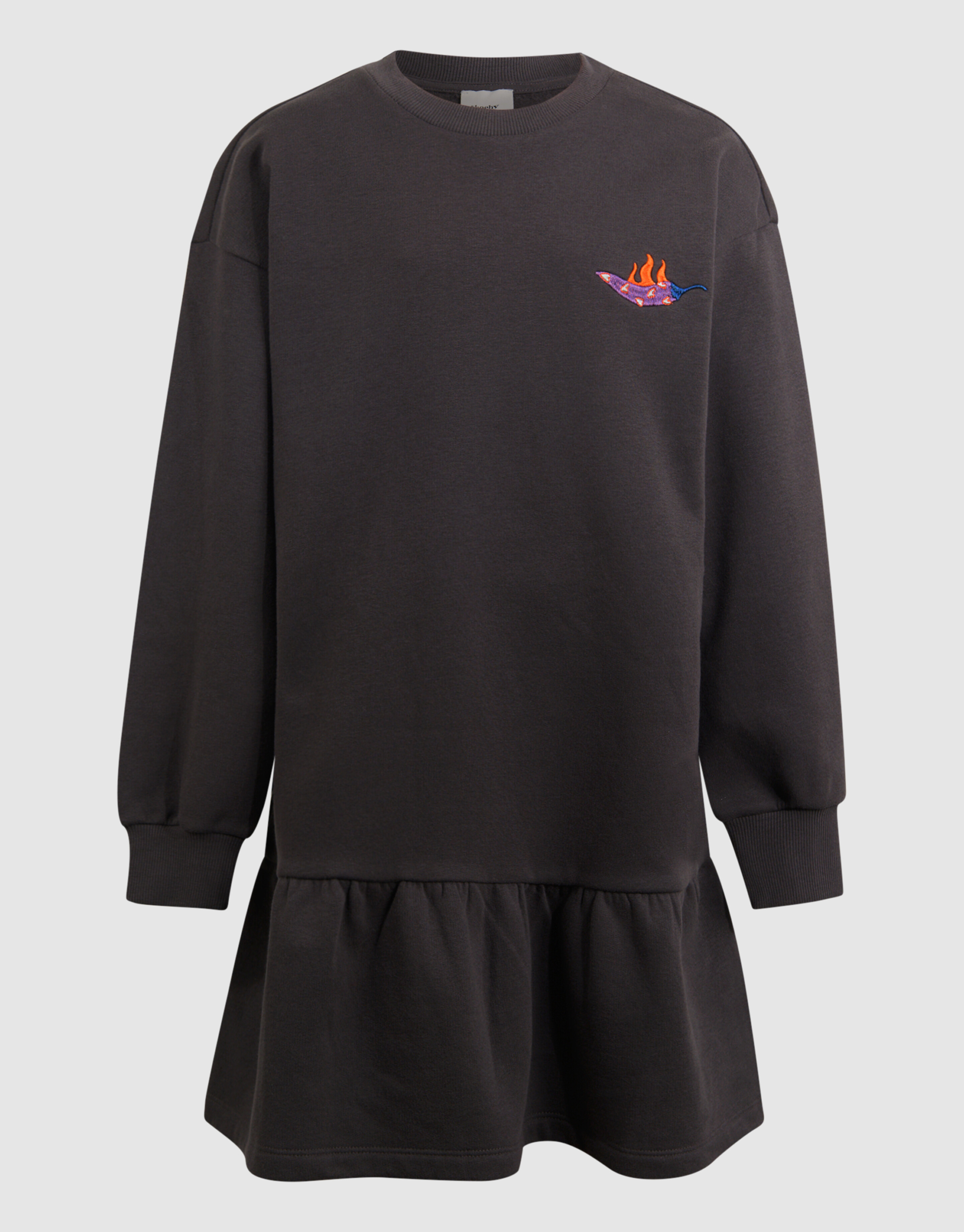 Rocky Sweat Jurk Donkergrijs SHOEBY GIRLS