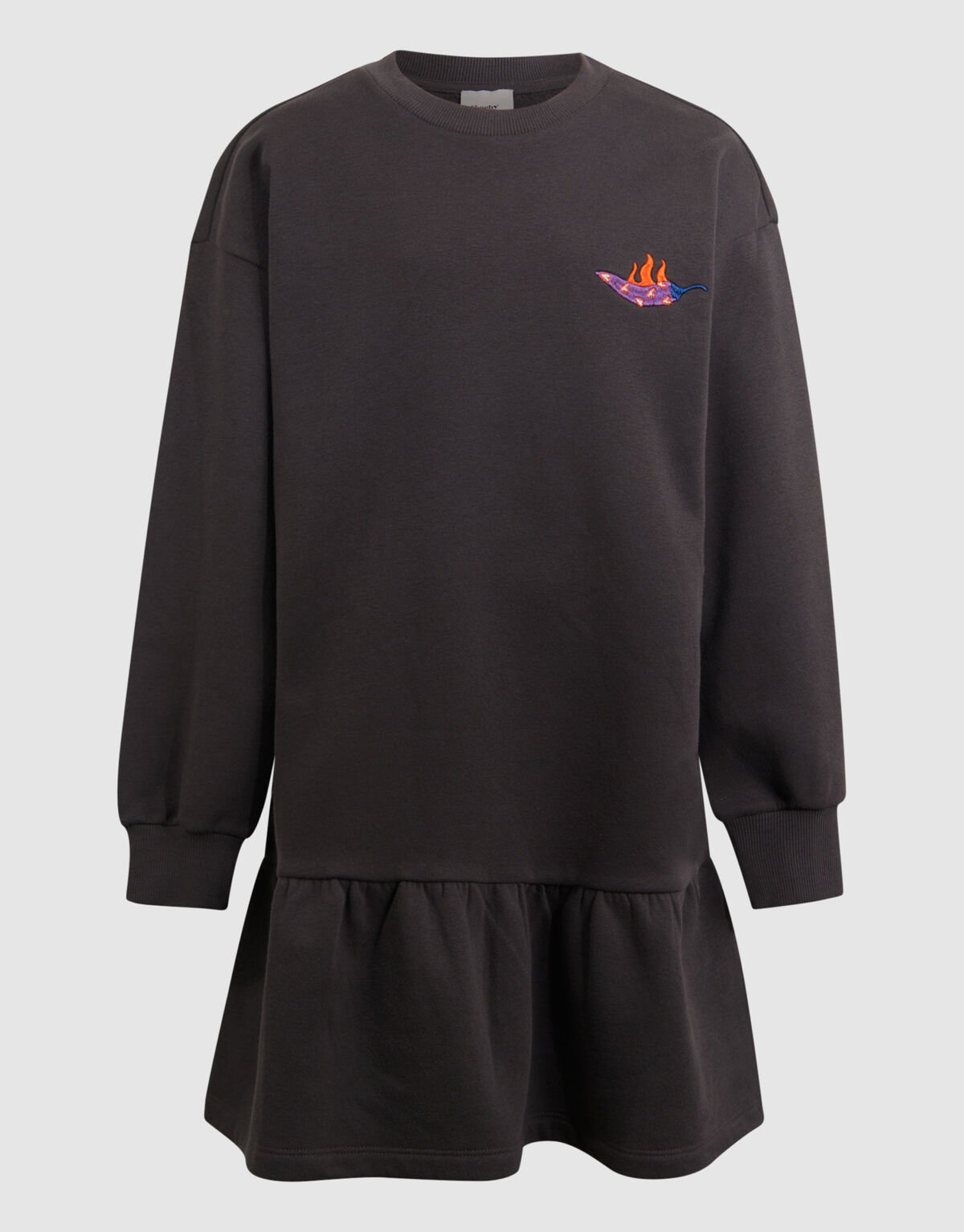 Rocky Sweat Jurk Donkergrijs SHOEBY GIRLS
