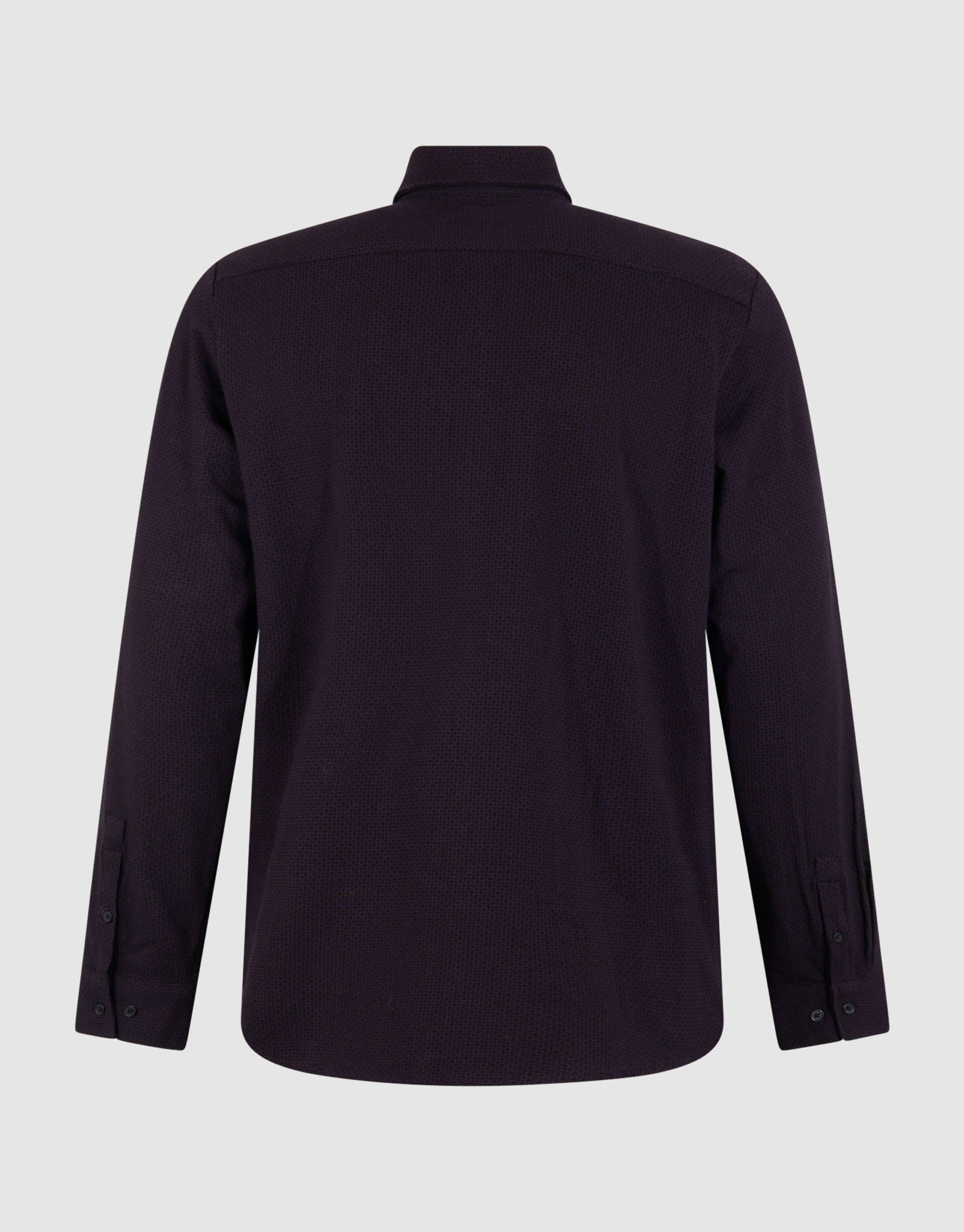 Printed Logo Overhemd Donkerrood SHOEBY MEN