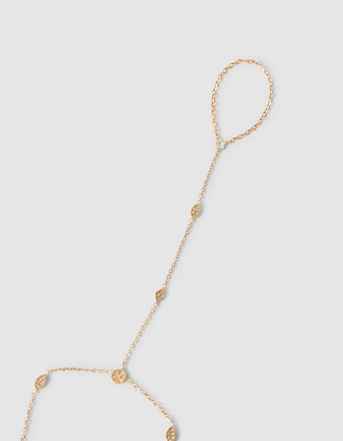 Eye Shape Hand Chain Goud SHOEBY ACCESSOIRES