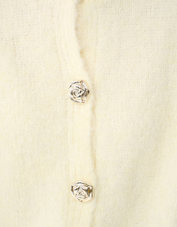 Fancy Button Vest Lichtgeel SHOEBY WOMEN