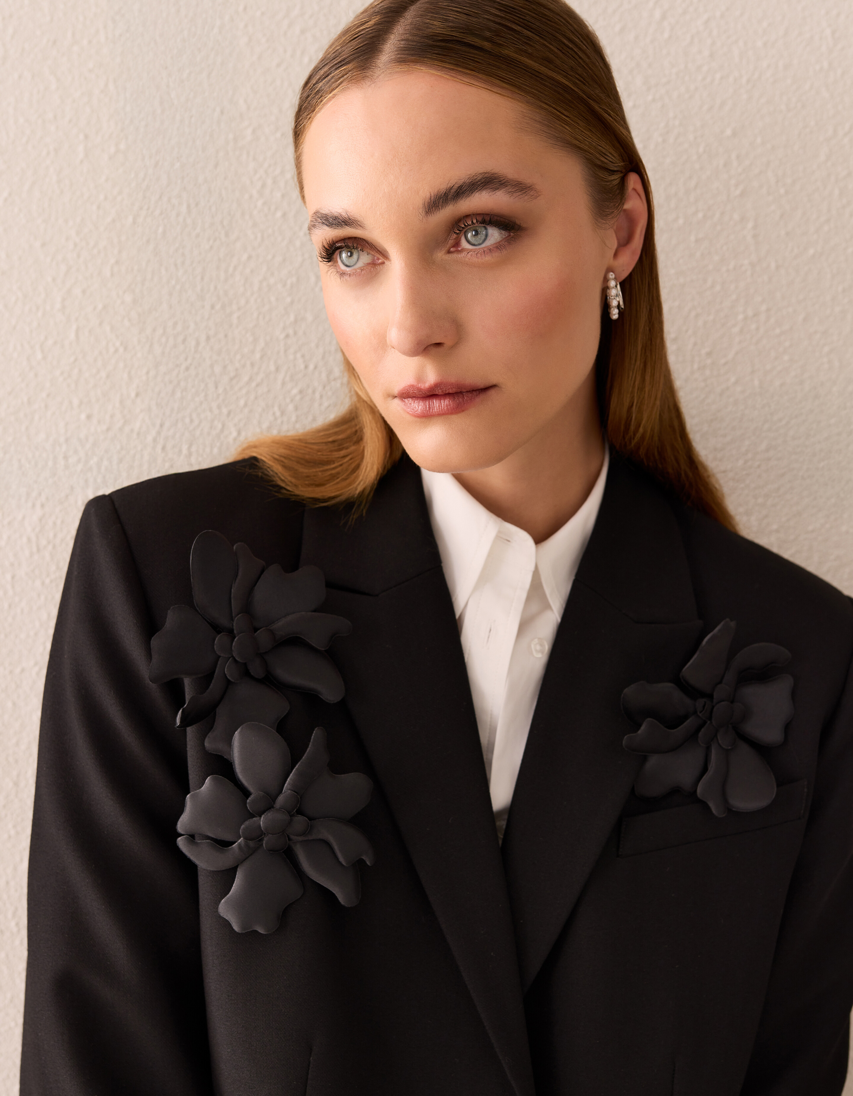 Flower Blazer Zwart By Mieke SHOEBY WOMEN