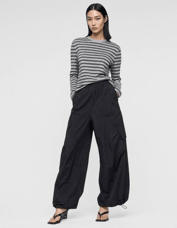 Cargo Balloon Fit Broek Zwart SHOEBY WOMEN